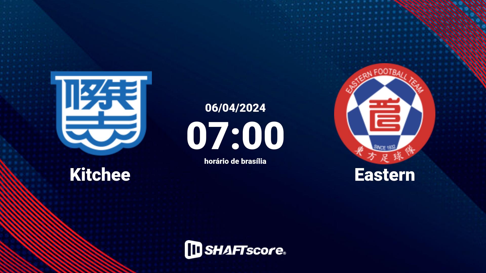 Estatísticas do jogo Kitchee vs Eastern 06.04 07:00