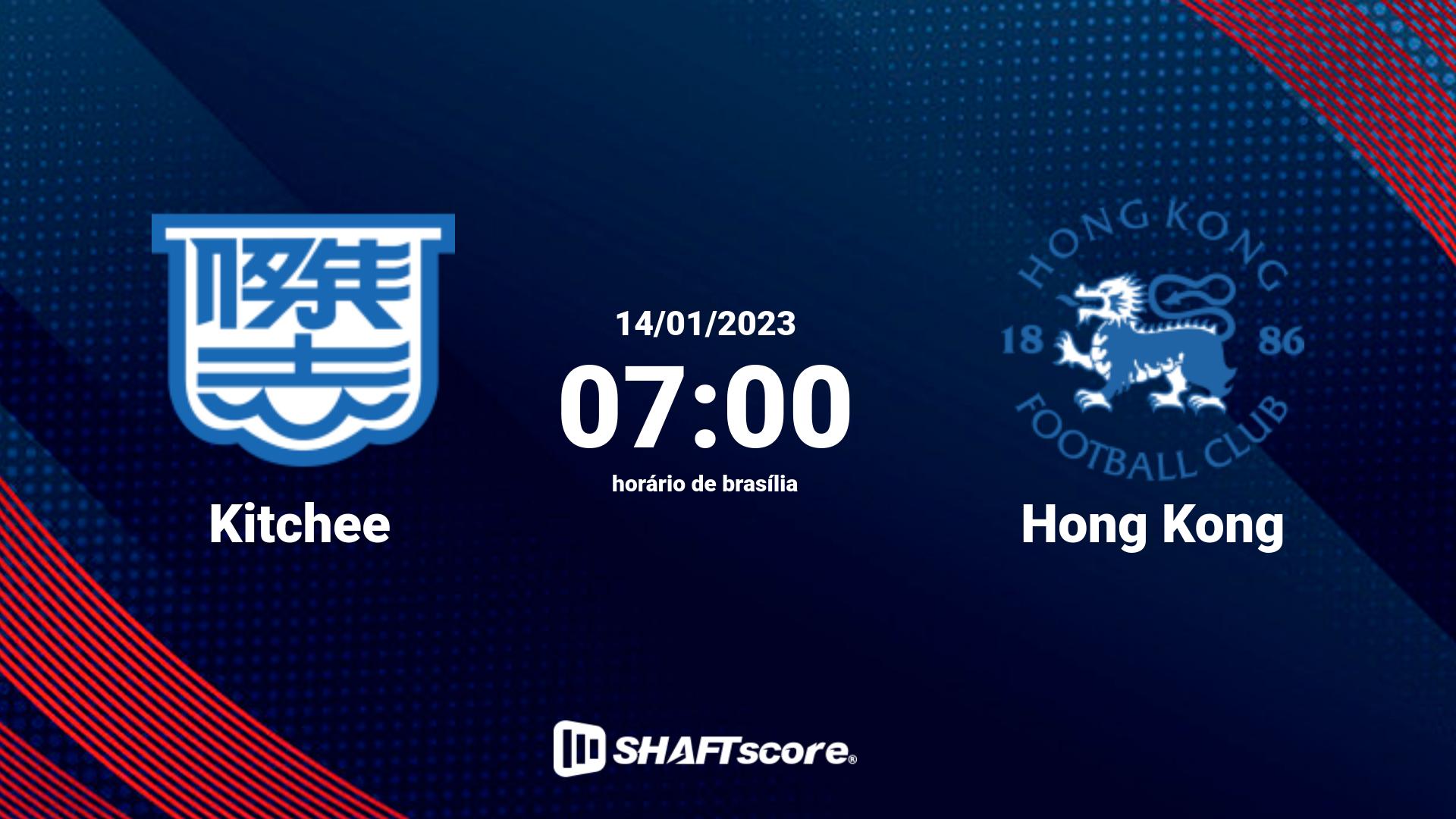 Estatísticas do jogo Kitchee vs Hong Kong 14.01 07:00