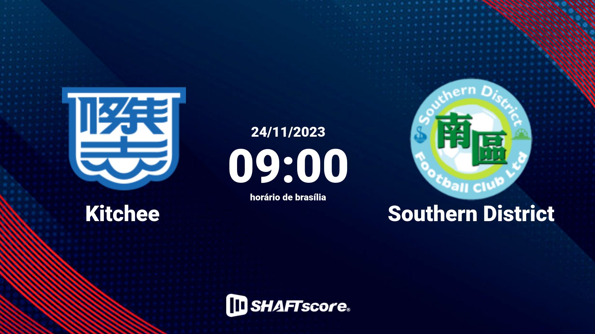 Estatísticas do jogo Kitchee vs Southern District 24.11 09:00