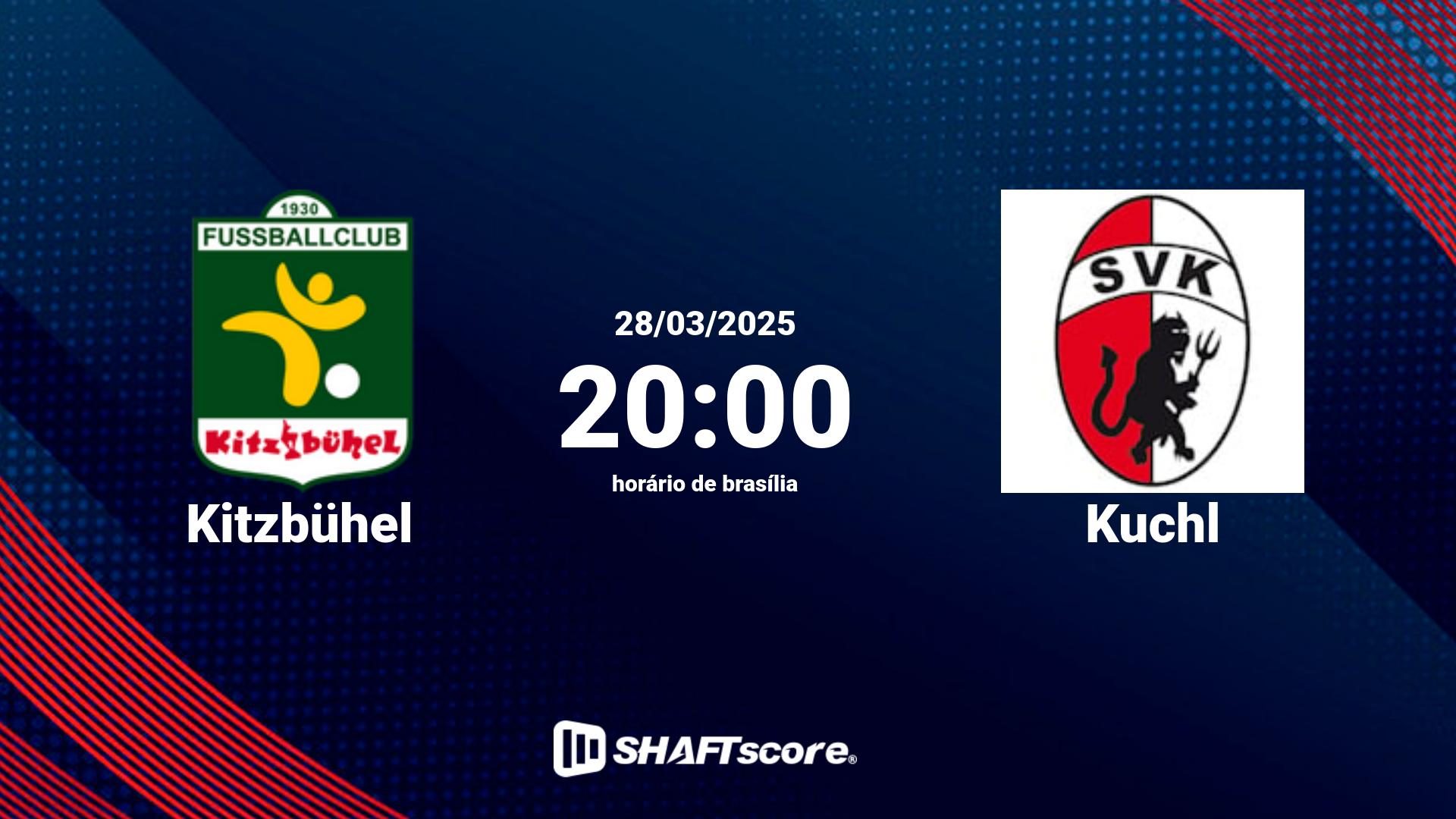 Estatísticas do jogo Kitzbühel vs Kuchl 28.03 20:00