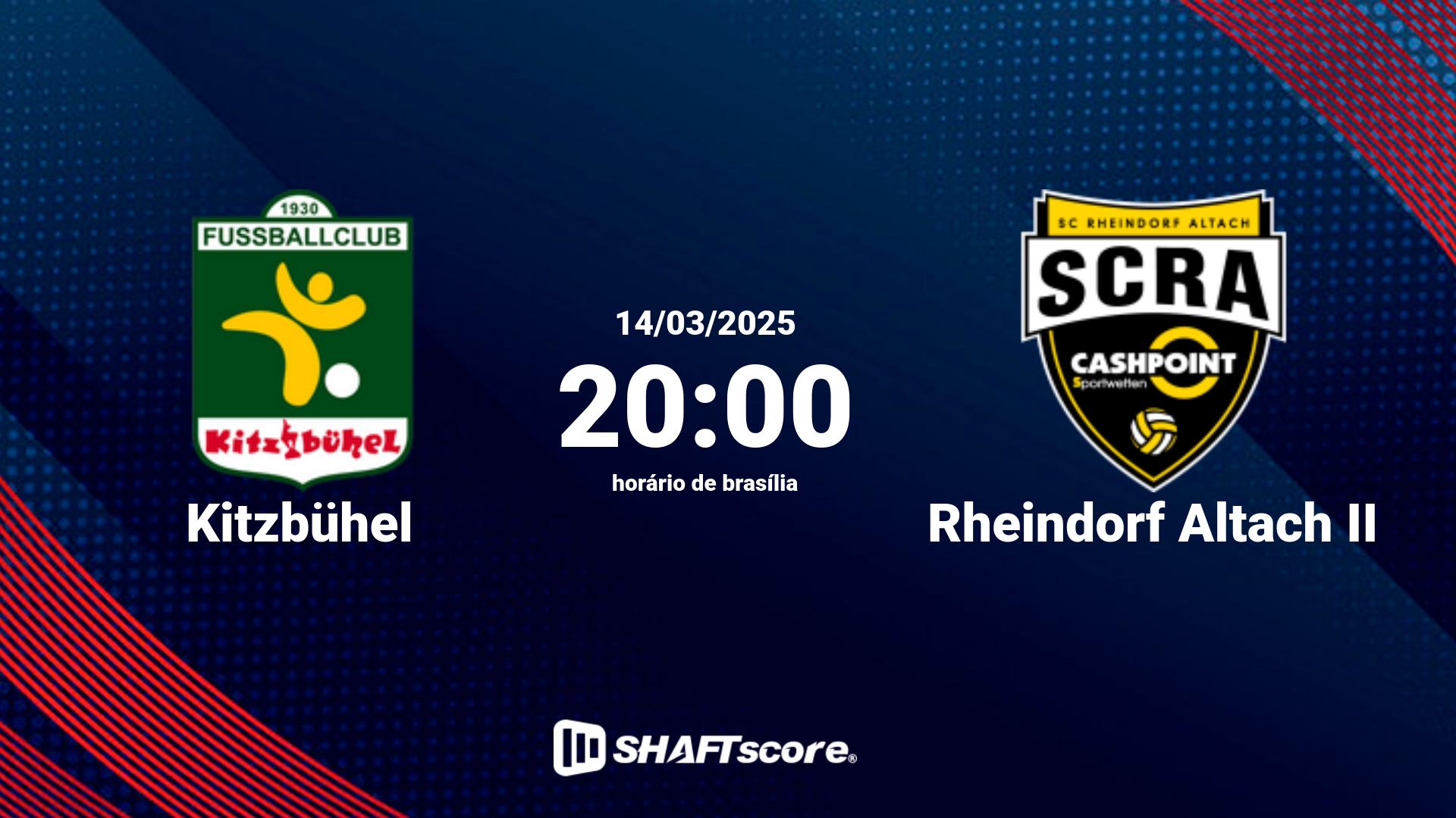 Estatísticas do jogo Kitzbühel vs Rheindorf Altach II 14.03 20:00