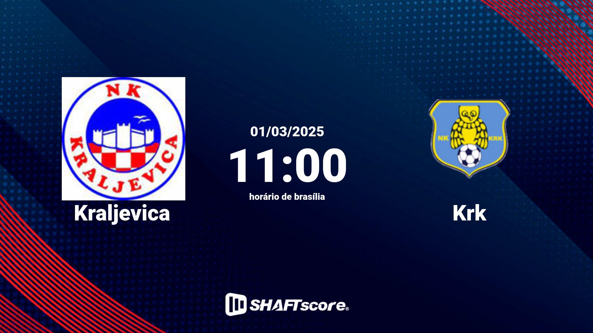 Estatísticas do jogo Kraljevica vs Krk 01.03 11:00