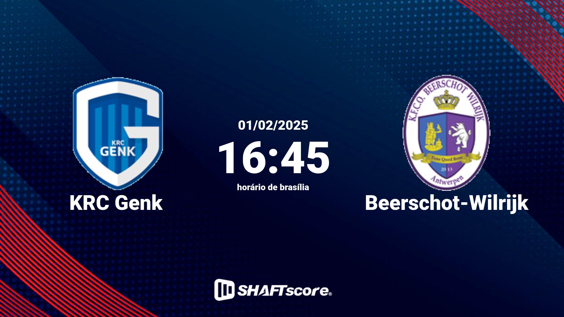 Estatísticas do jogo KRC Genk vs Beerschot-Wilrijk 01.02 16:45