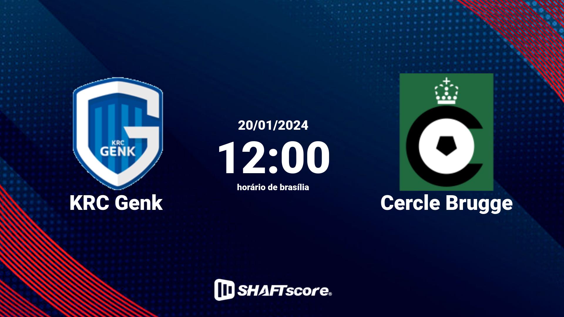 Estatísticas do jogo KRC Genk vs Cercle Brugge 20.01 12:00