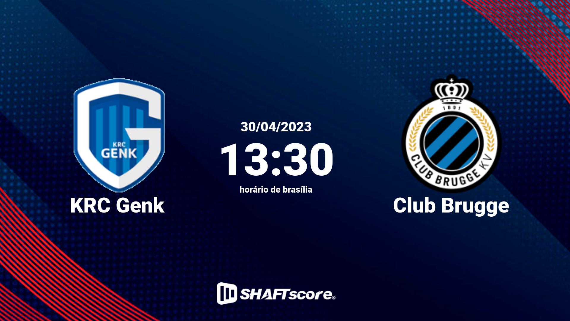 Estatísticas do jogo KRC Genk vs Club Brugge 30.04 13:30