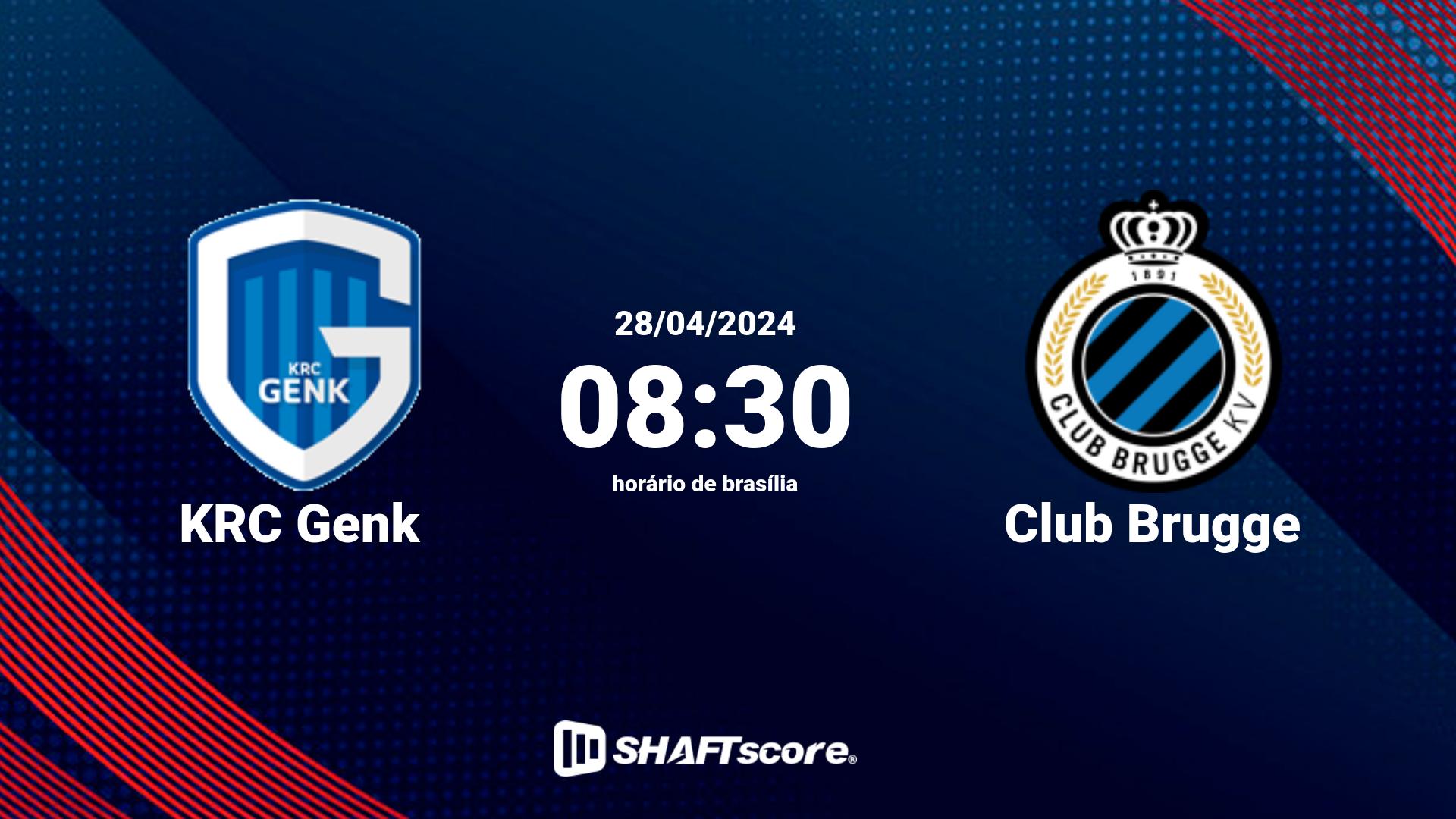 Estatísticas do jogo KRC Genk vs Club Brugge 28.04 08:30