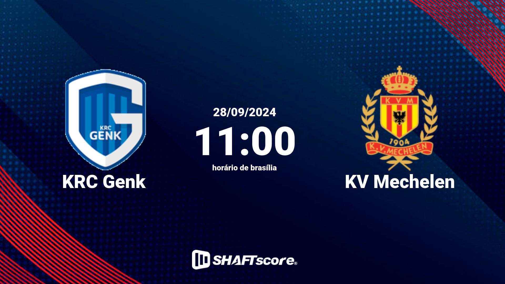 Estatísticas do jogo KRC Genk vs KV Mechelen 28.09 11:00