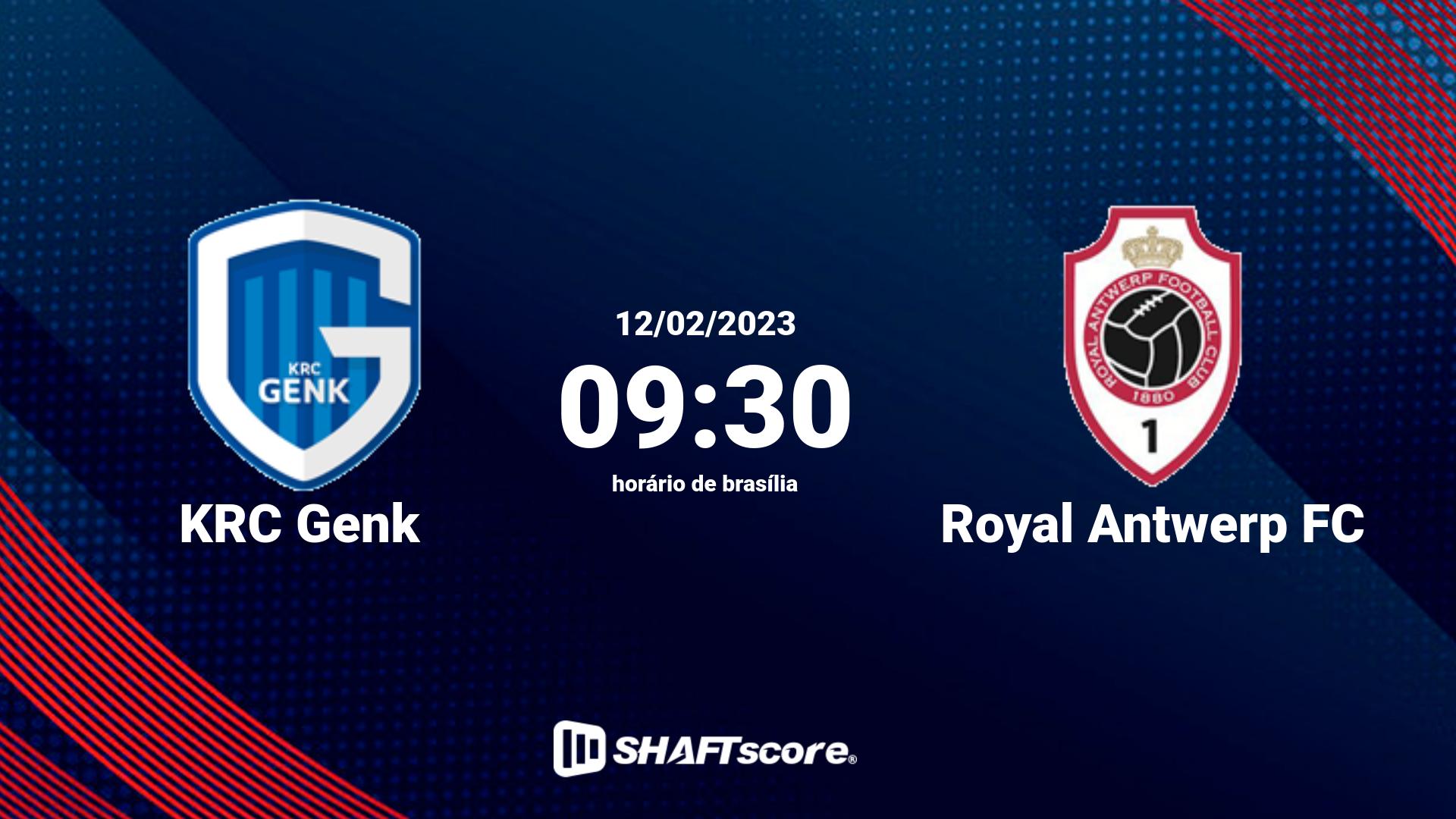 Estatísticas do jogo KRC Genk vs Royal Antwerp FC 12.02 09:30