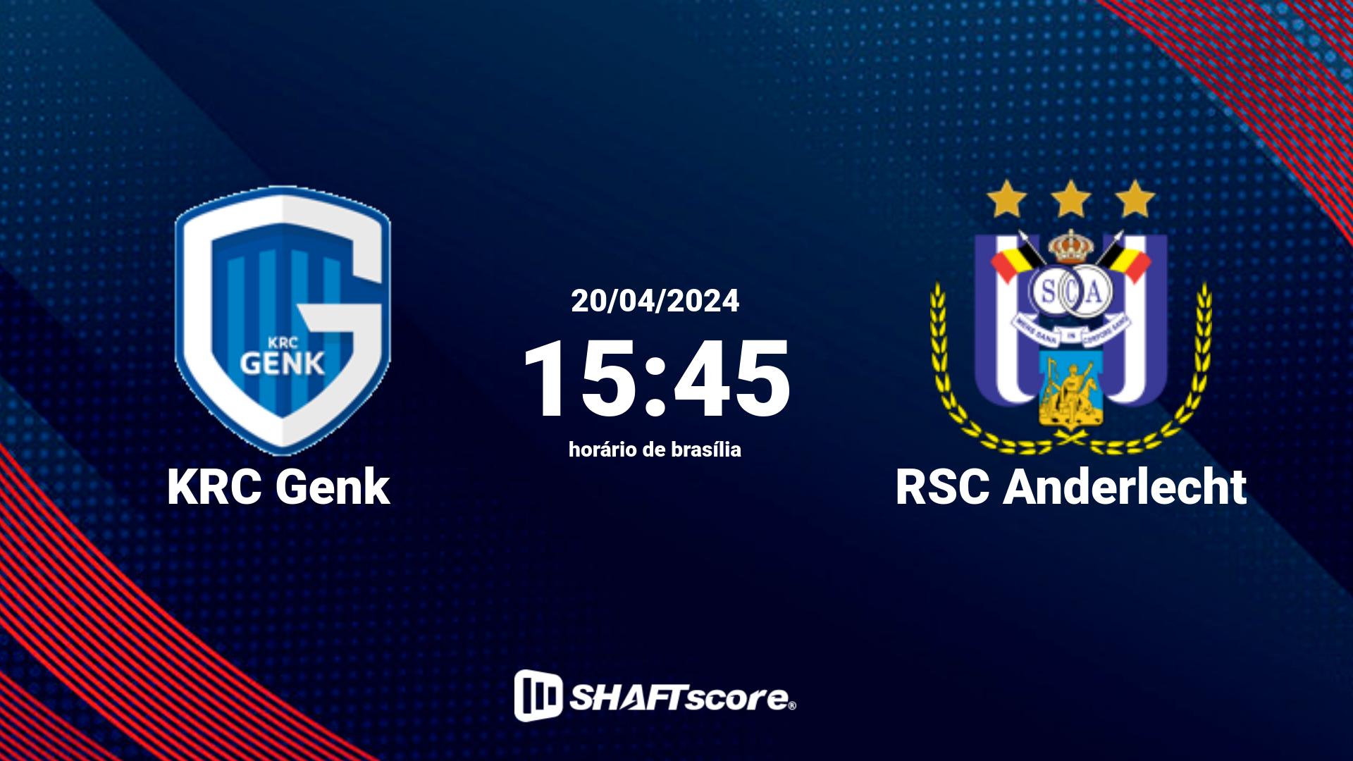 Estatísticas do jogo KRC Genk vs RSC Anderlecht 20.04 15:45