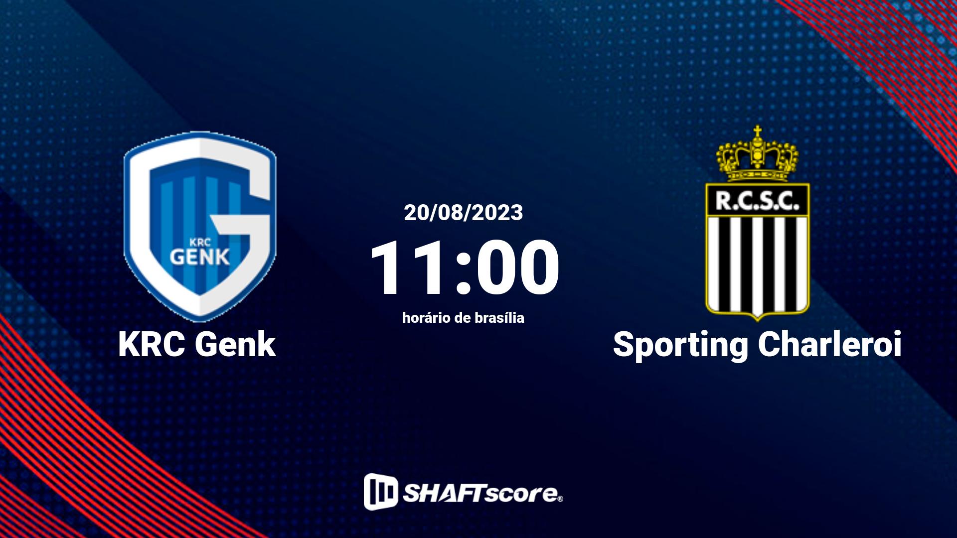 Estatísticas do jogo KRC Genk vs Sporting Charleroi 20.08 11:00