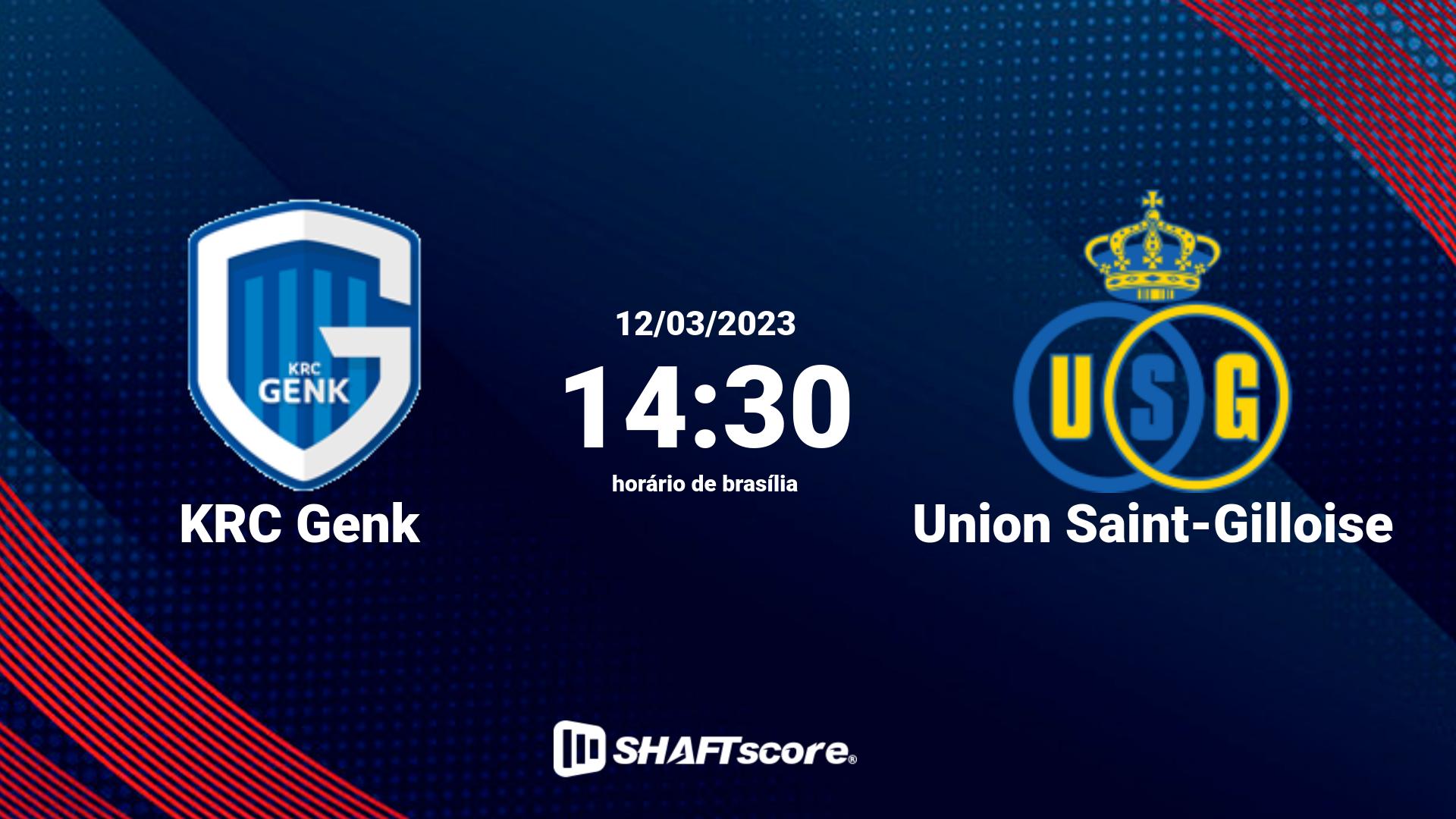 Estatísticas do jogo KRC Genk vs Union Saint-Gilloise 12.03 14:30