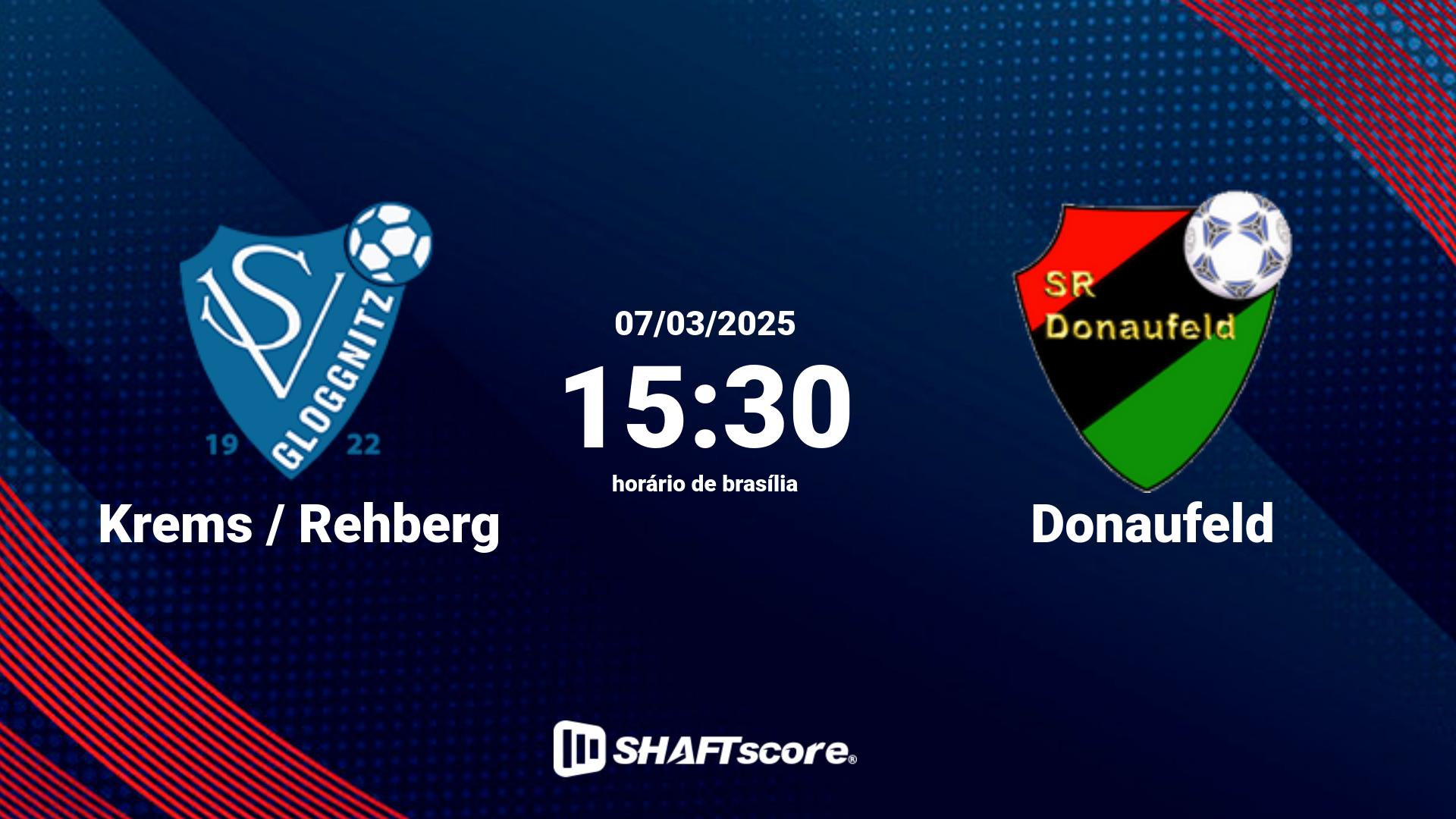 Estatísticas do jogo Krems / Rehberg vs Donaufeld 07.03 15:30