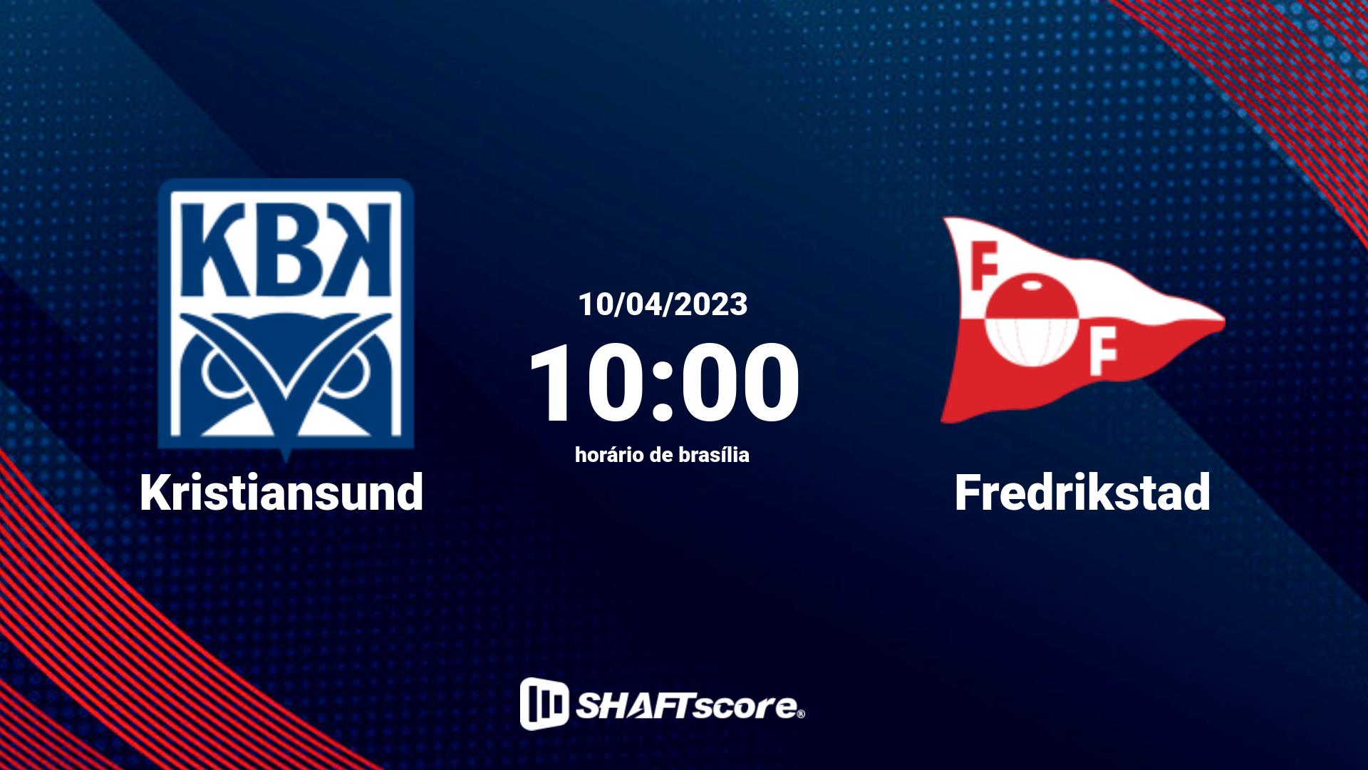 Estatísticas do jogo Kristiansund vs Fredrikstad 10.04 10:00