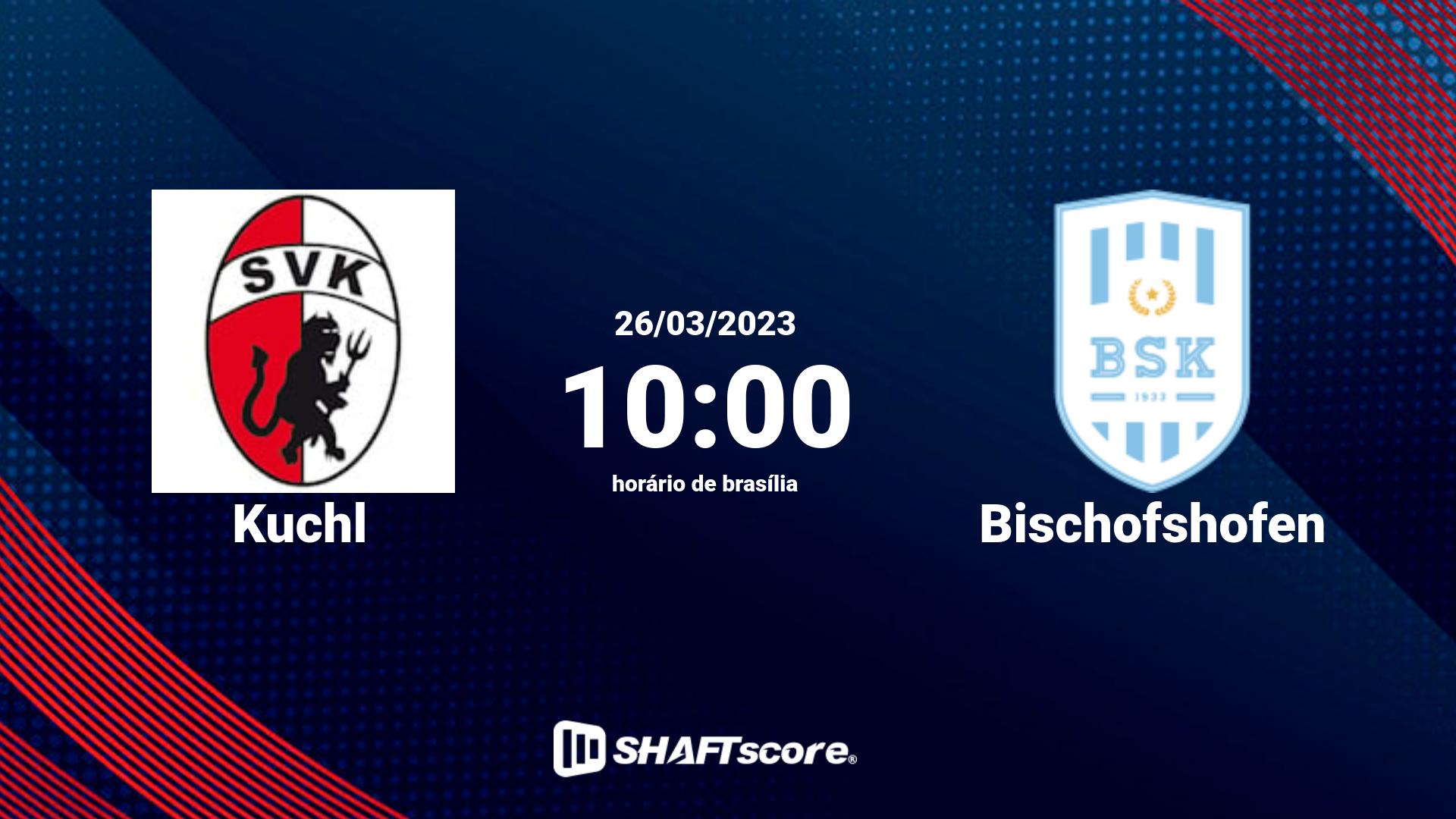 Estatísticas do jogo Kuchl vs Bischofshofen 26.03 10:00