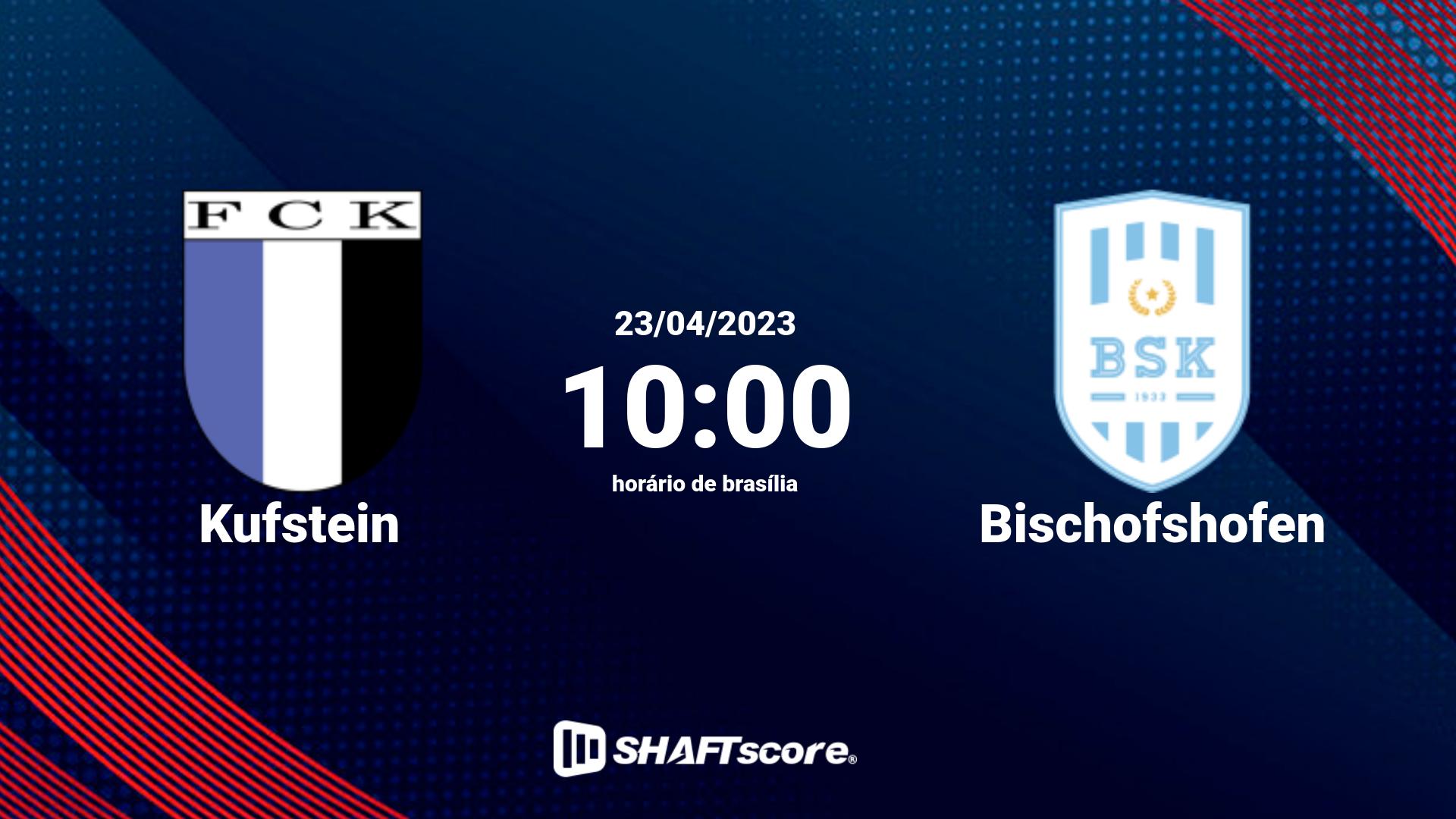 Estatísticas do jogo Kufstein vs Bischofshofen 23.04 10:00