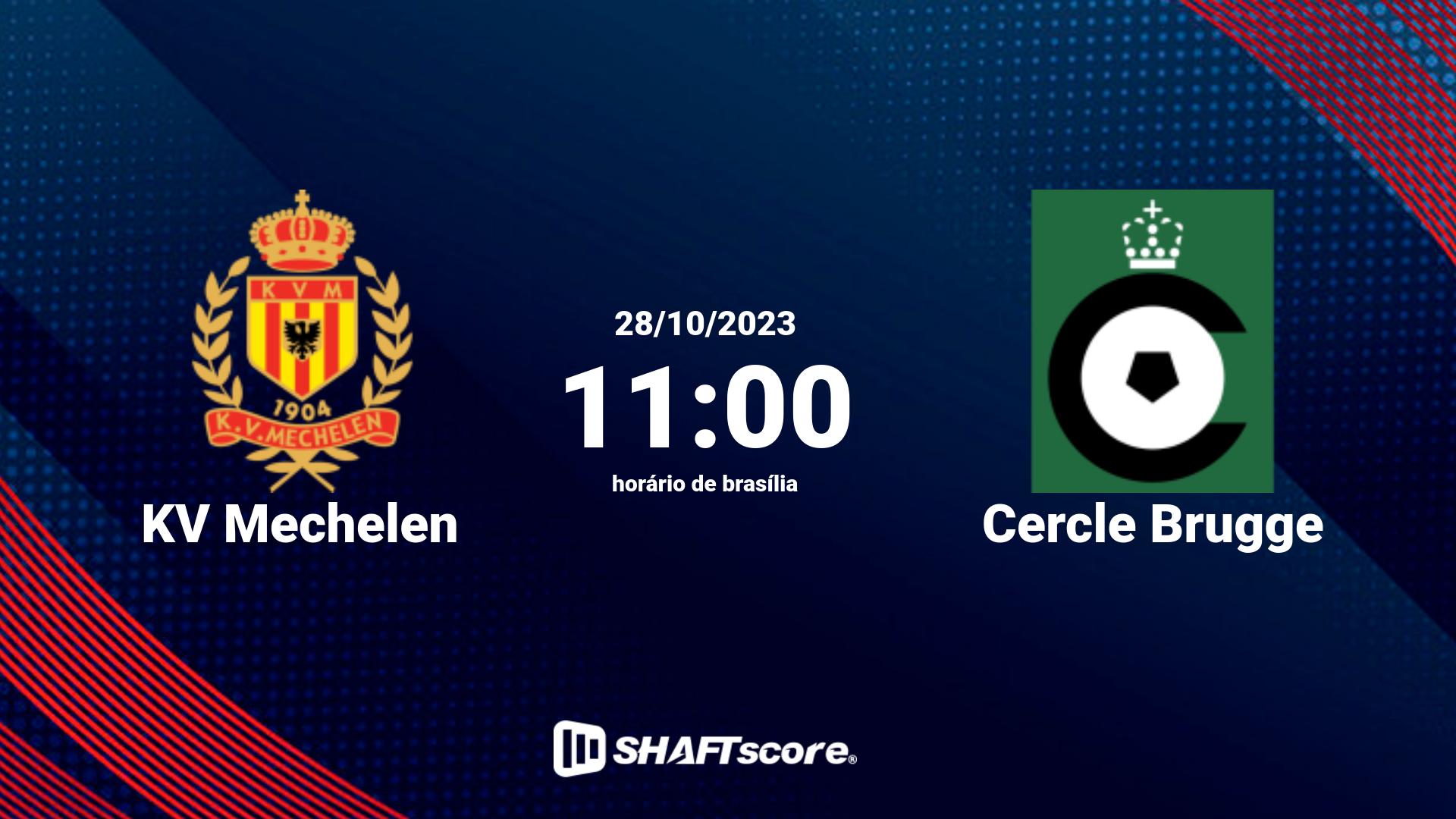 Estatísticas do jogo KV Mechelen vs Cercle Brugge 28.10 11:00