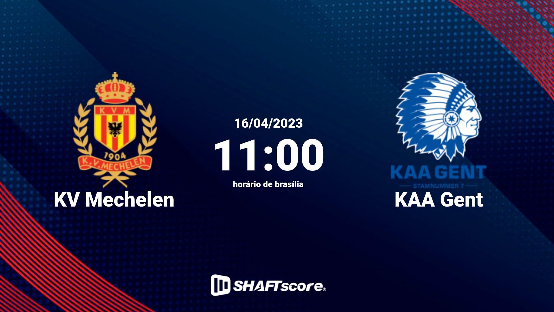 Estatísticas do jogo KV Mechelen vs KAA Gent 16.04 11:00