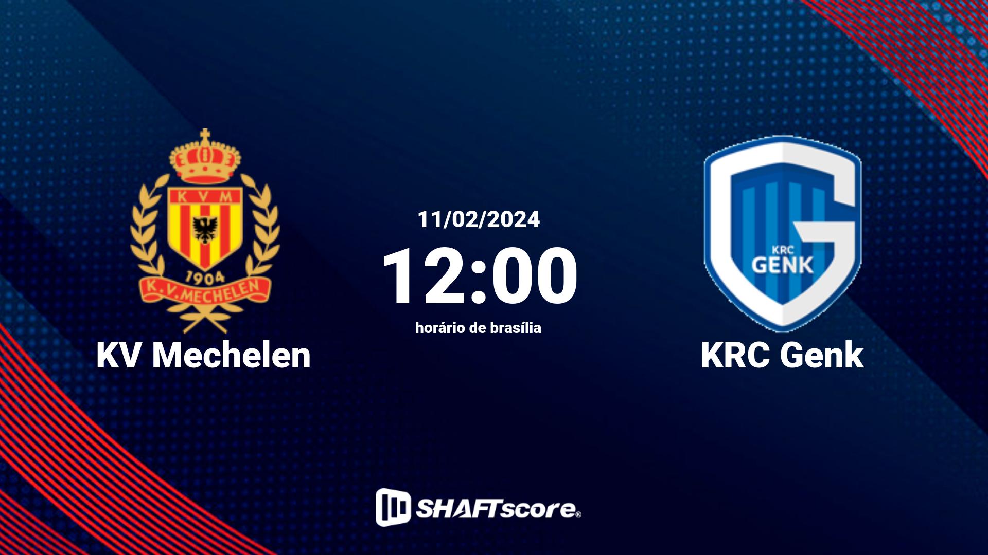 Estatísticas do jogo KV Mechelen vs KRC Genk 11.02 12:00