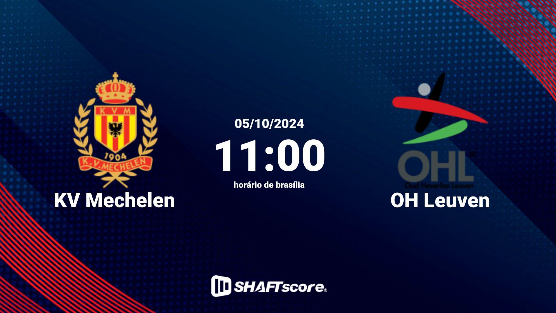 Estatísticas do jogo KV Mechelen vs OH Leuven 05.10 11:00