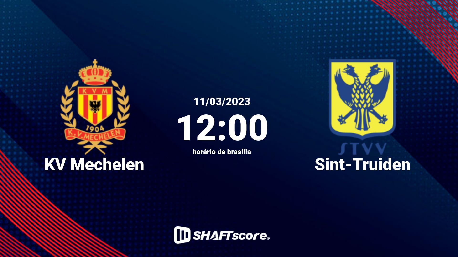 Estatísticas do jogo KV Mechelen vs Sint-Truiden 11.03 12:00