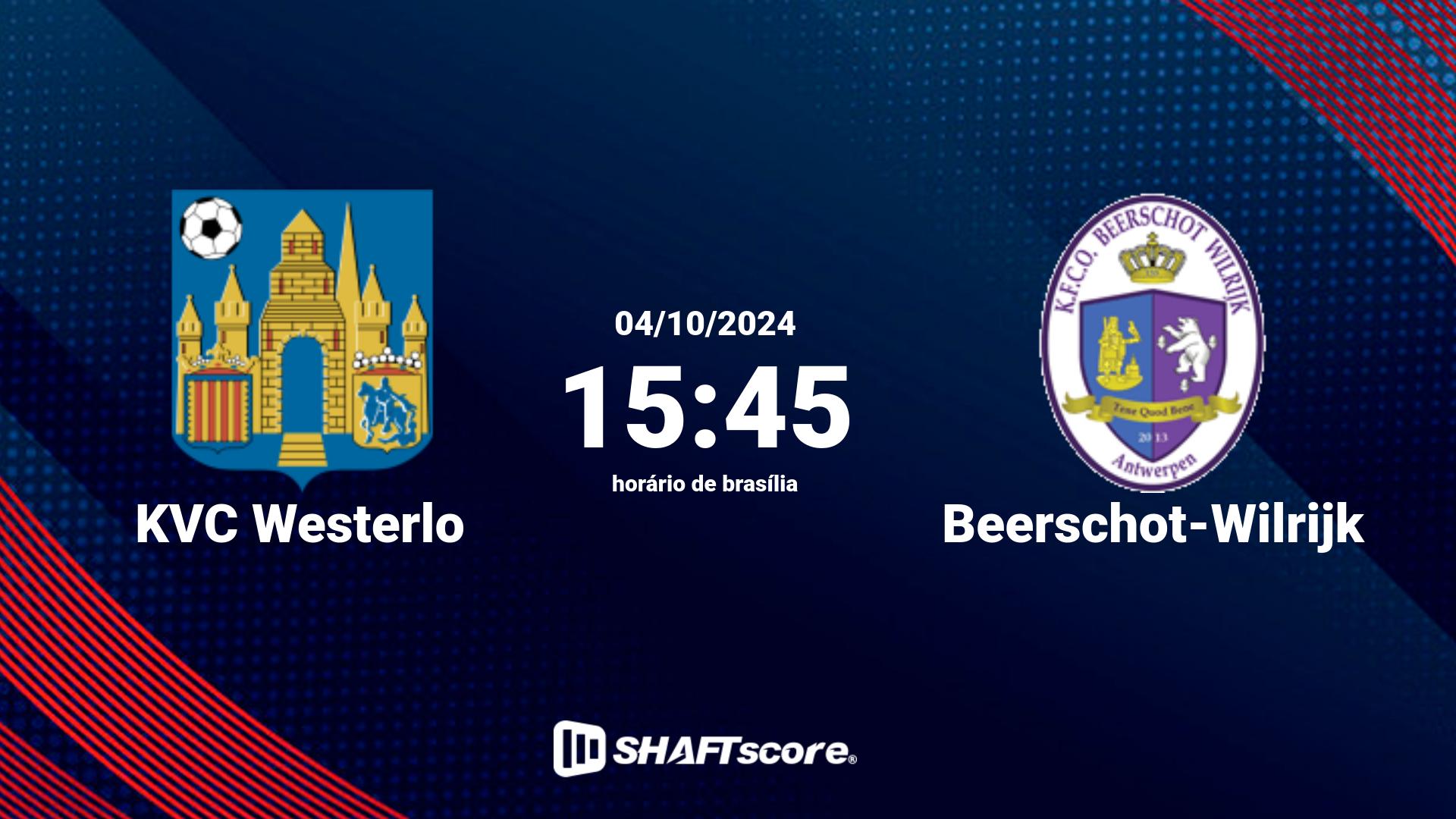 Estatísticas do jogo KVC Westerlo vs Beerschot-Wilrijk 04.10 15:45