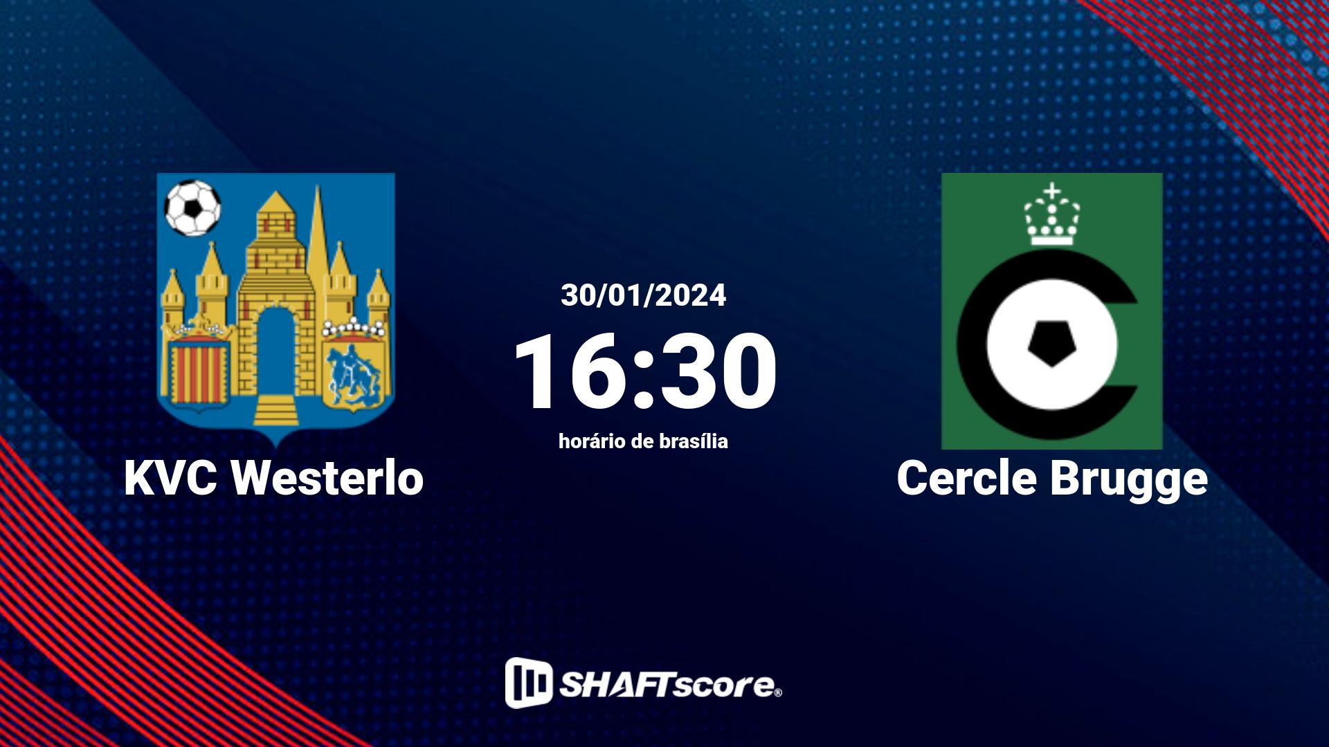 Estatísticas do jogo KVC Westerlo vs Cercle Brugge 30.01 16:30