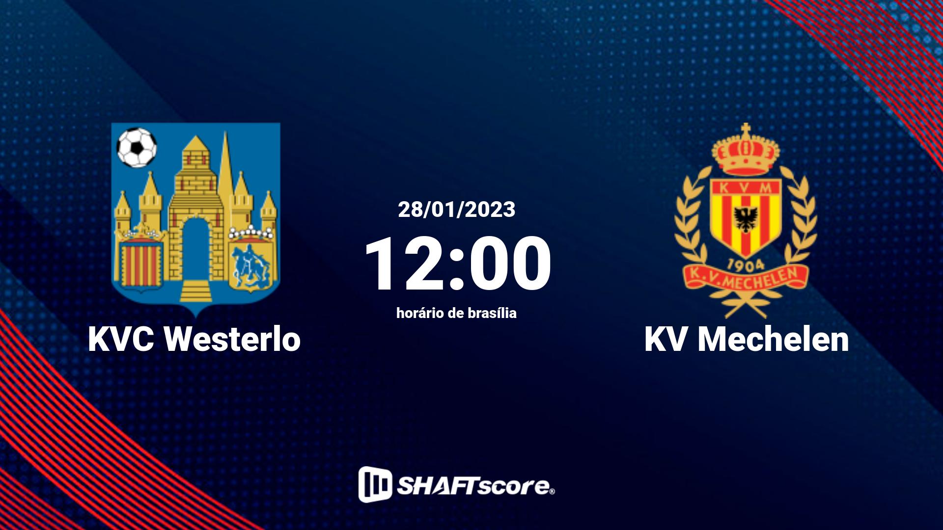 Estatísticas do jogo KVC Westerlo vs KV Mechelen 28.01 12:00