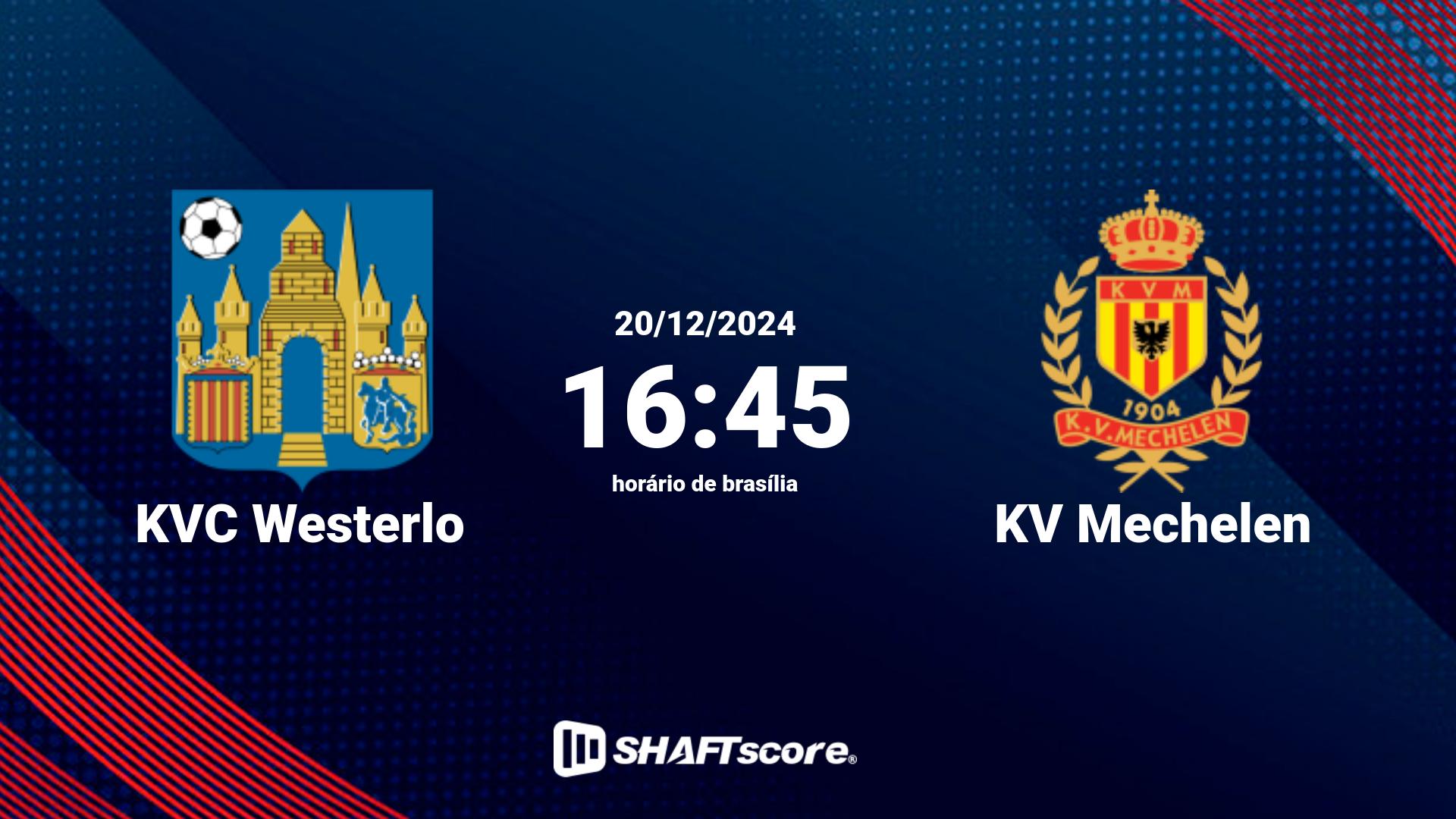 Estatísticas do jogo KVC Westerlo vs KV Mechelen 20.12 16:45