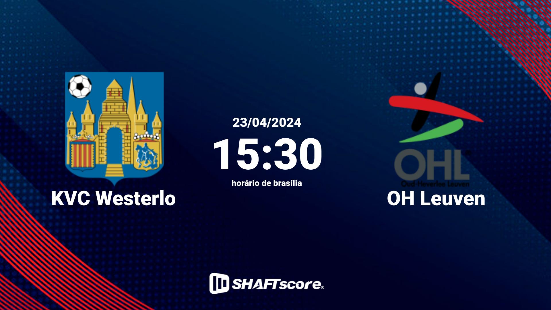 Estatísticas do jogo KVC Westerlo vs OH Leuven 23.04 15:30