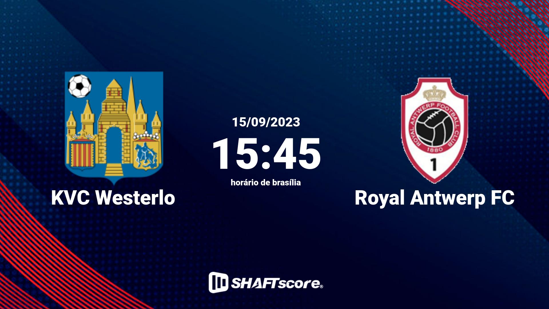 Estatísticas do jogo KVC Westerlo vs Royal Antwerp FC 15.09 15:45