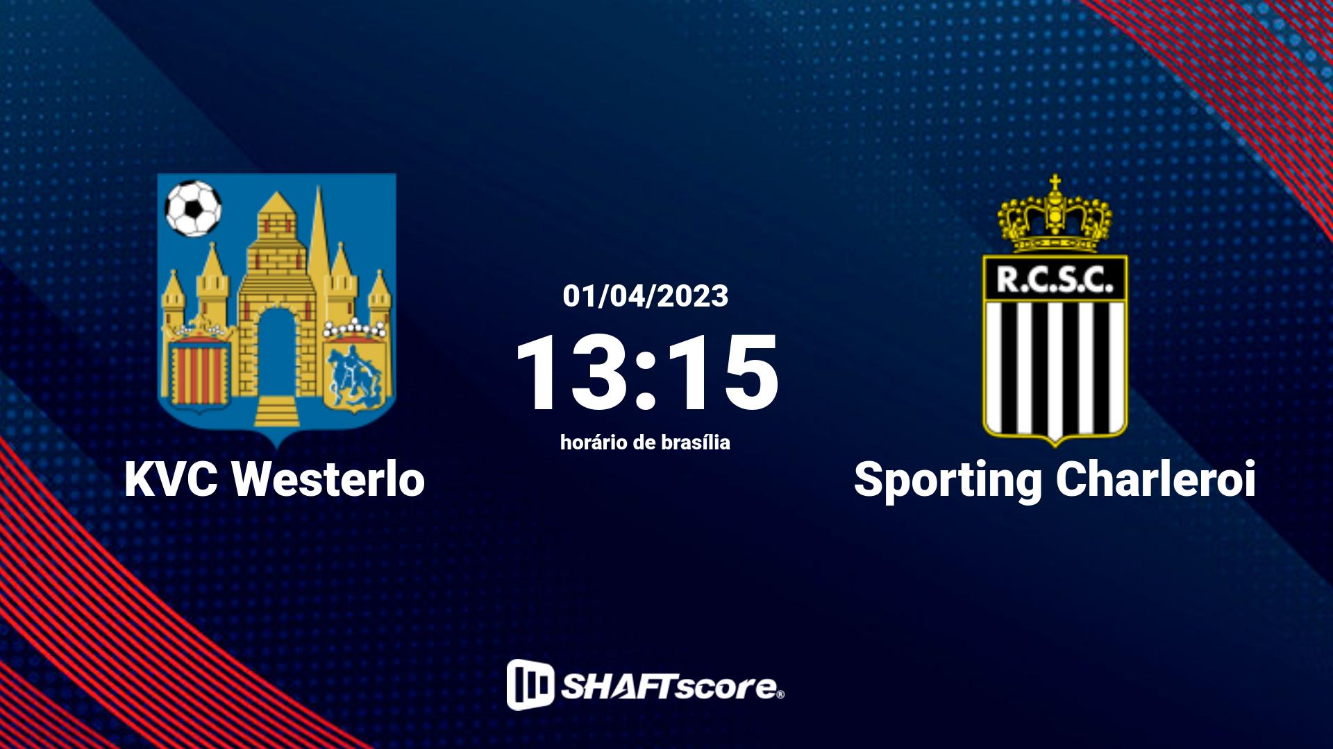 Estatísticas do jogo KVC Westerlo vs Sporting Charleroi 01.04 13:15