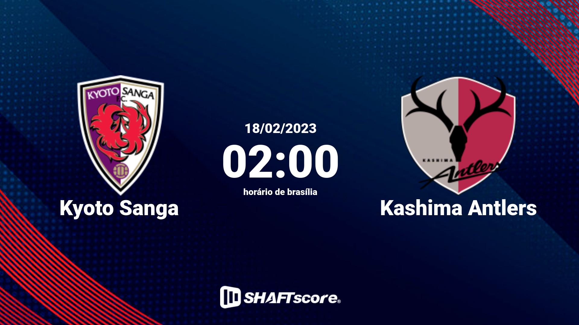 Estatísticas do jogo Kyoto Sanga vs Kashima Antlers 18.02 02:00