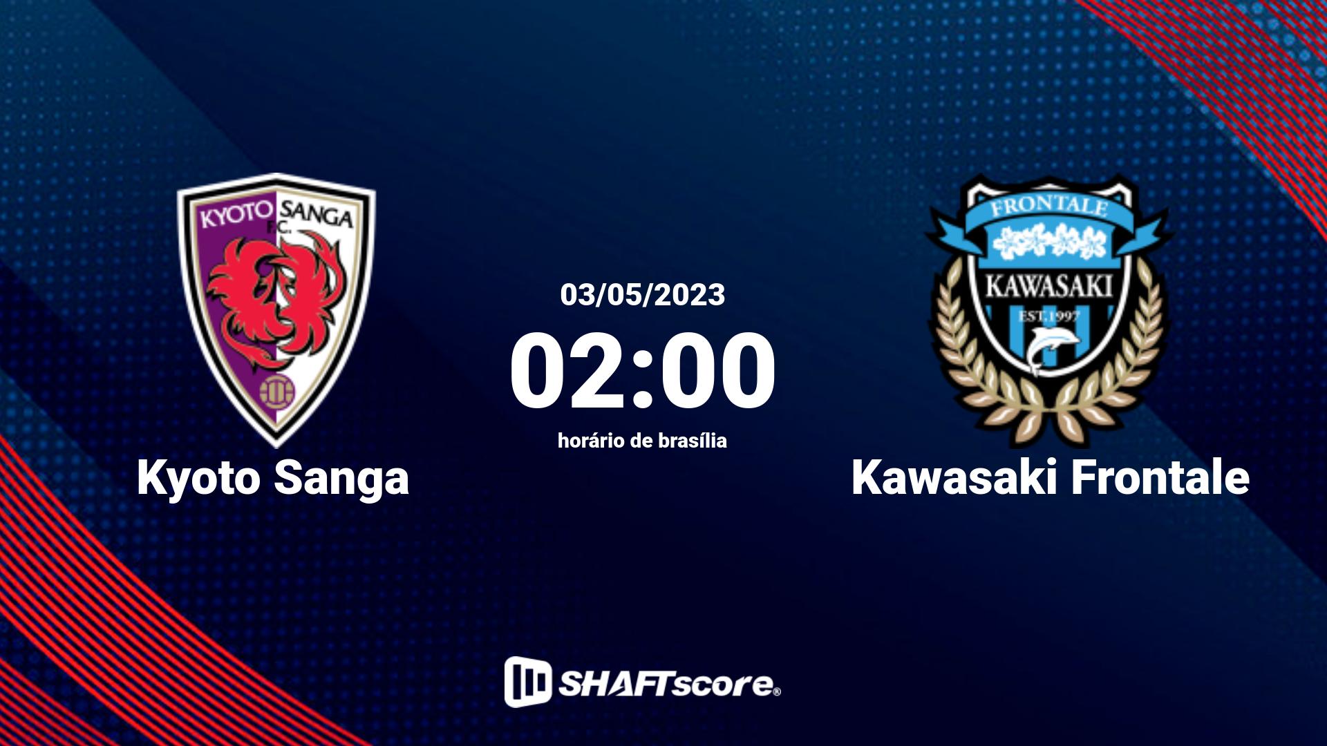 Estatísticas do jogo Kyoto Sanga vs Kawasaki Frontale 03.05 02:00