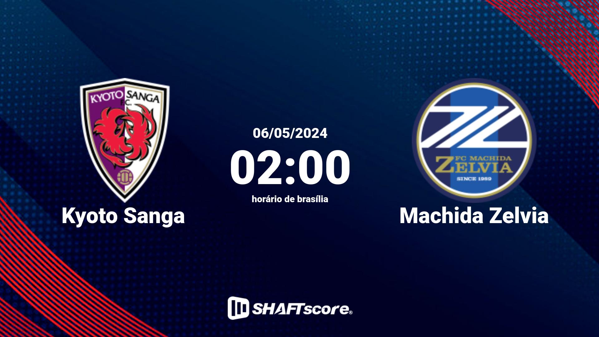 Estatísticas do jogo Kyoto Sanga vs Machida Zelvia 06.05 02:00