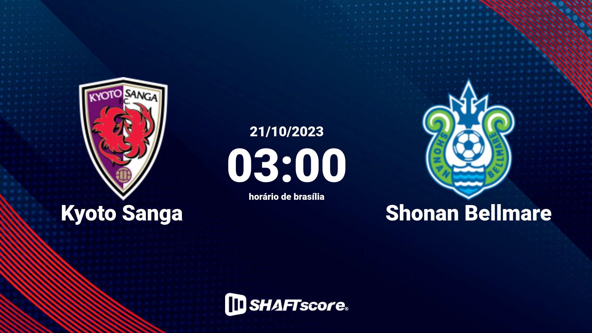 Estatísticas do jogo Kyoto Sanga vs Shonan Bellmare 21.10 03:00