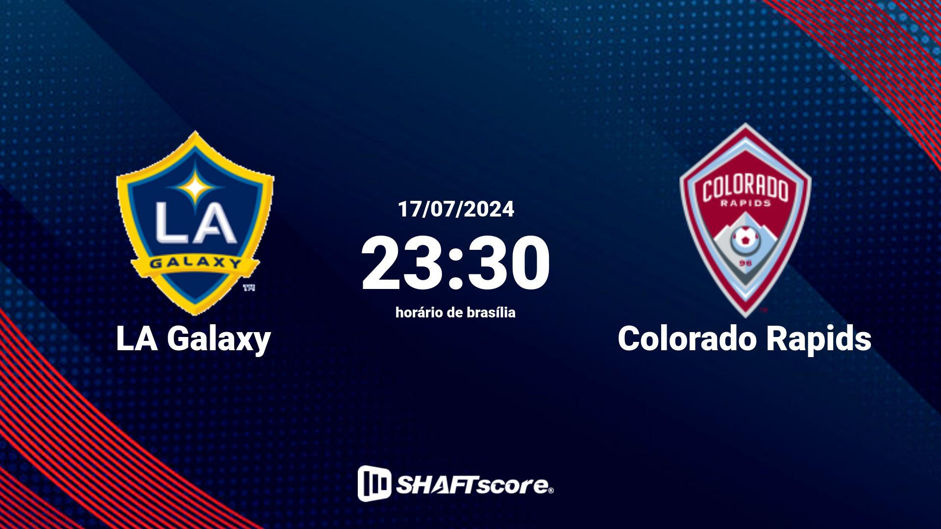 Estatísticas do jogo LA Galaxy vs Colorado Rapids 17.07 23:30