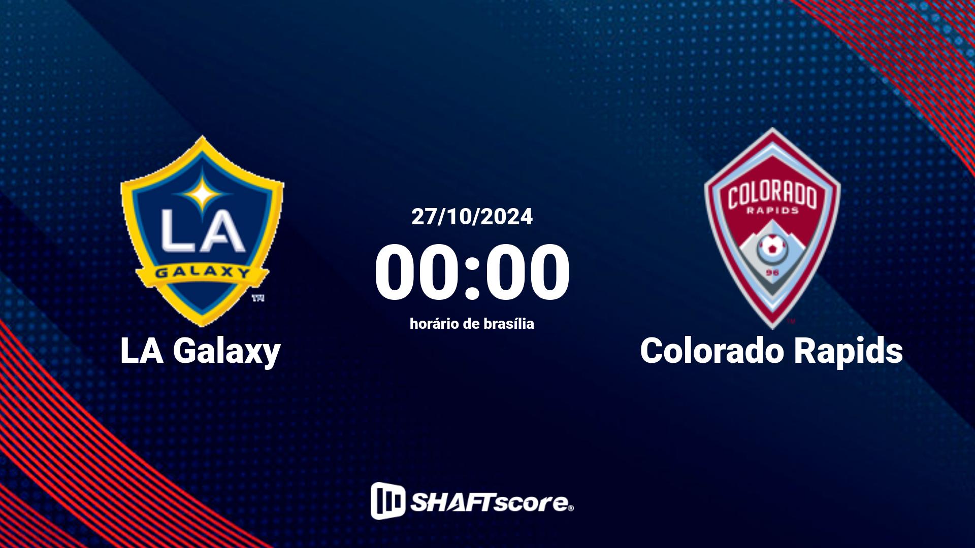 Estatísticas do jogo LA Galaxy vs Colorado Rapids 27.10 00:00