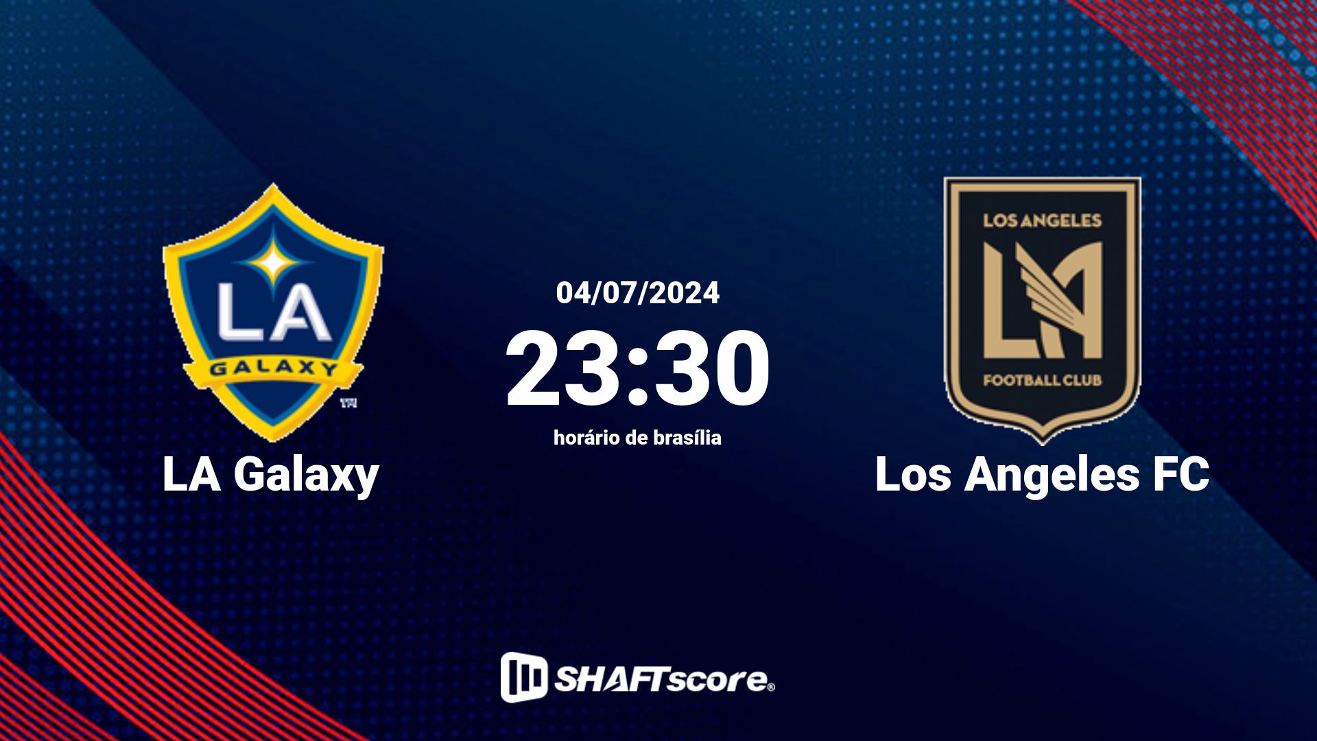 Estatísticas do jogo LA Galaxy vs Los Angeles FC 04.07 23:40