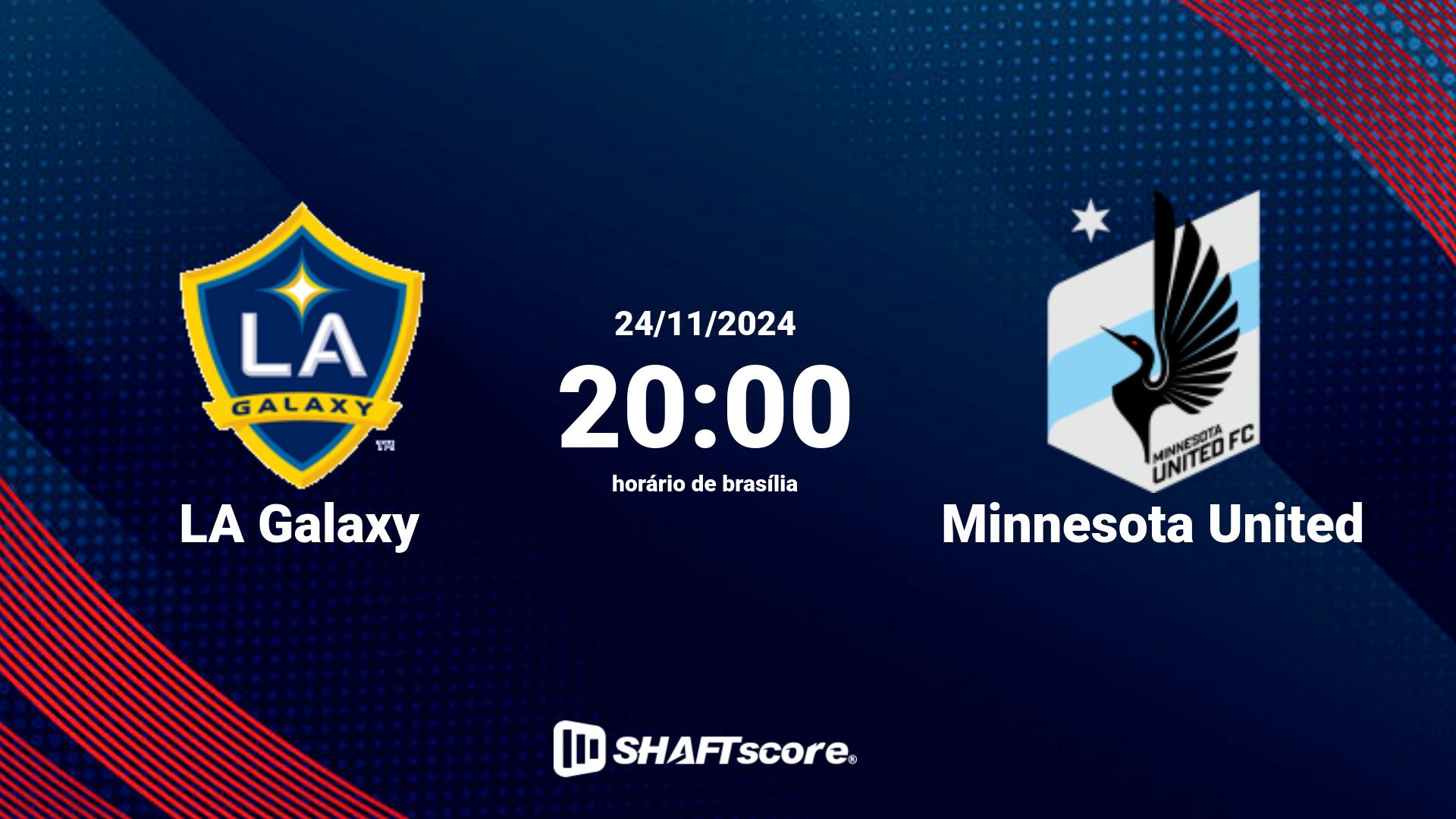 Estatísticas do jogo LA Galaxy vs Minnesota United 24.11 20:00