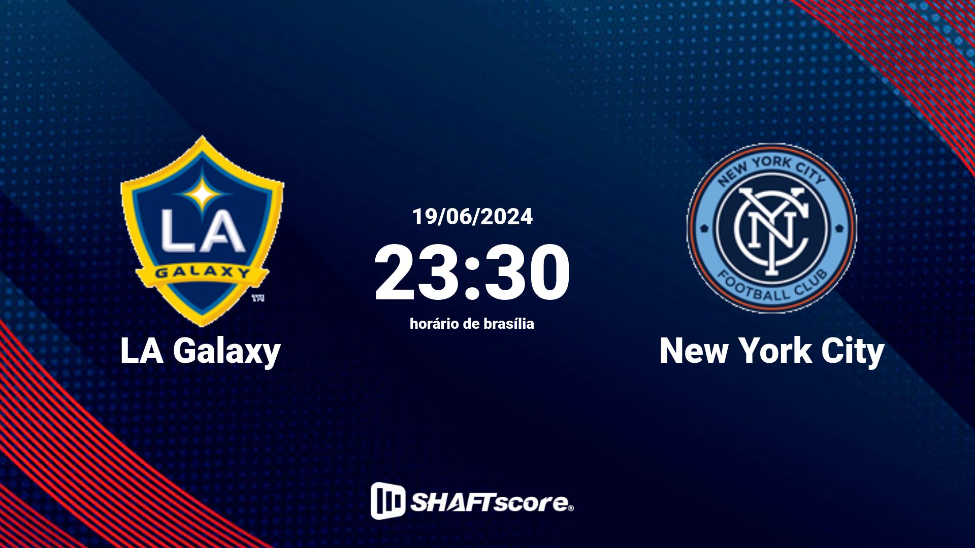 Estatísticas do jogo LA Galaxy vs New York City 19.06 23:30