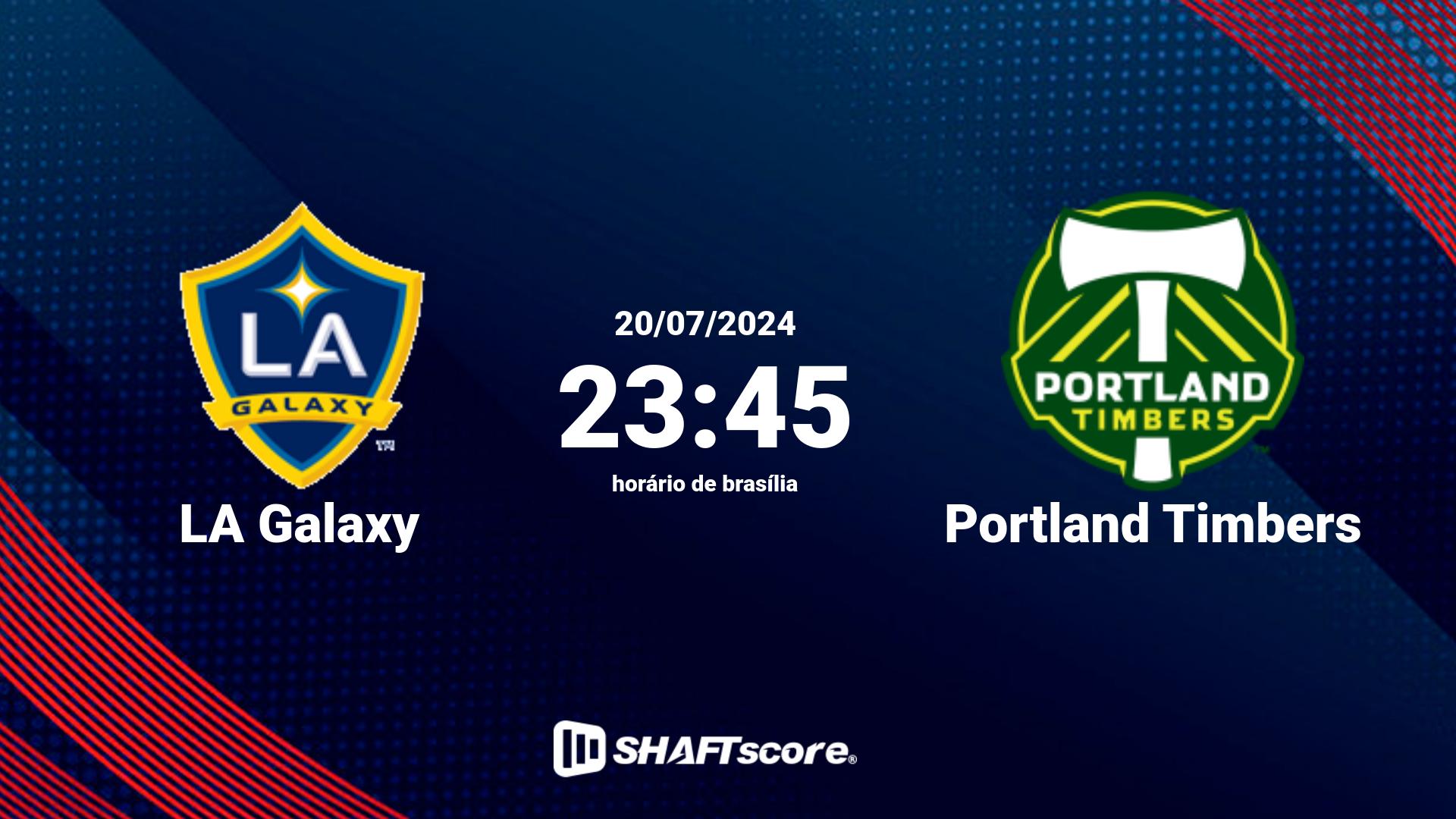 Estatísticas do jogo LA Galaxy vs Portland Timbers 20.07 23:45
