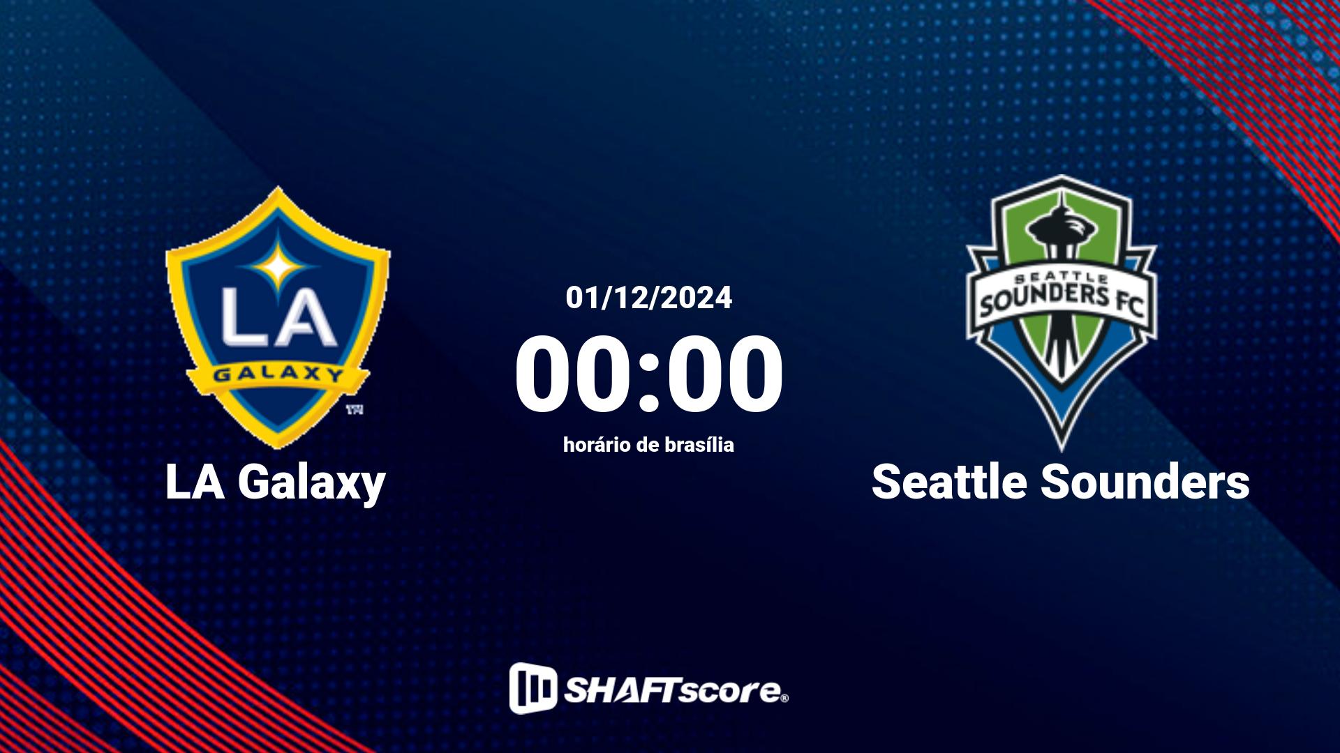 Estatísticas do jogo LA Galaxy vs Seattle Sounders 01.12 00:00