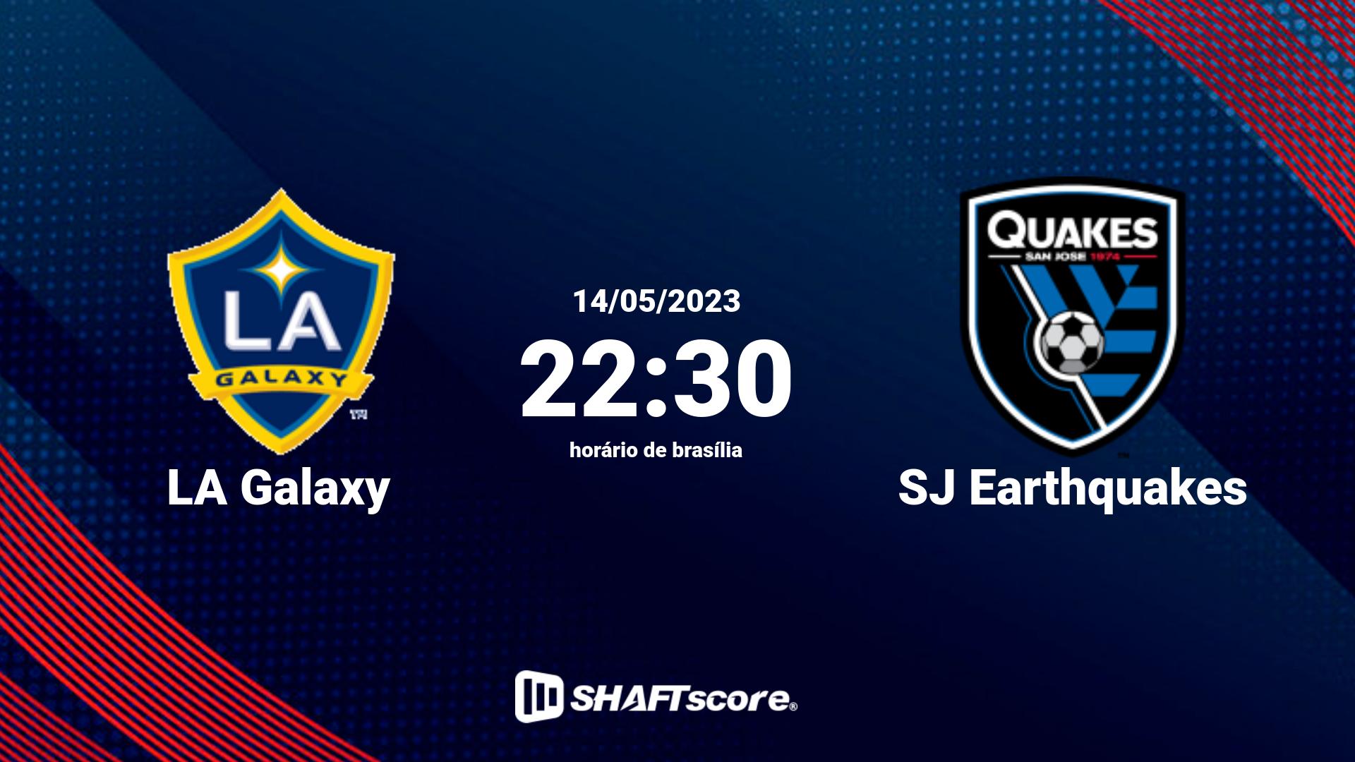 Estatísticas do jogo LA Galaxy vs SJ Earthquakes 14.05 22:30