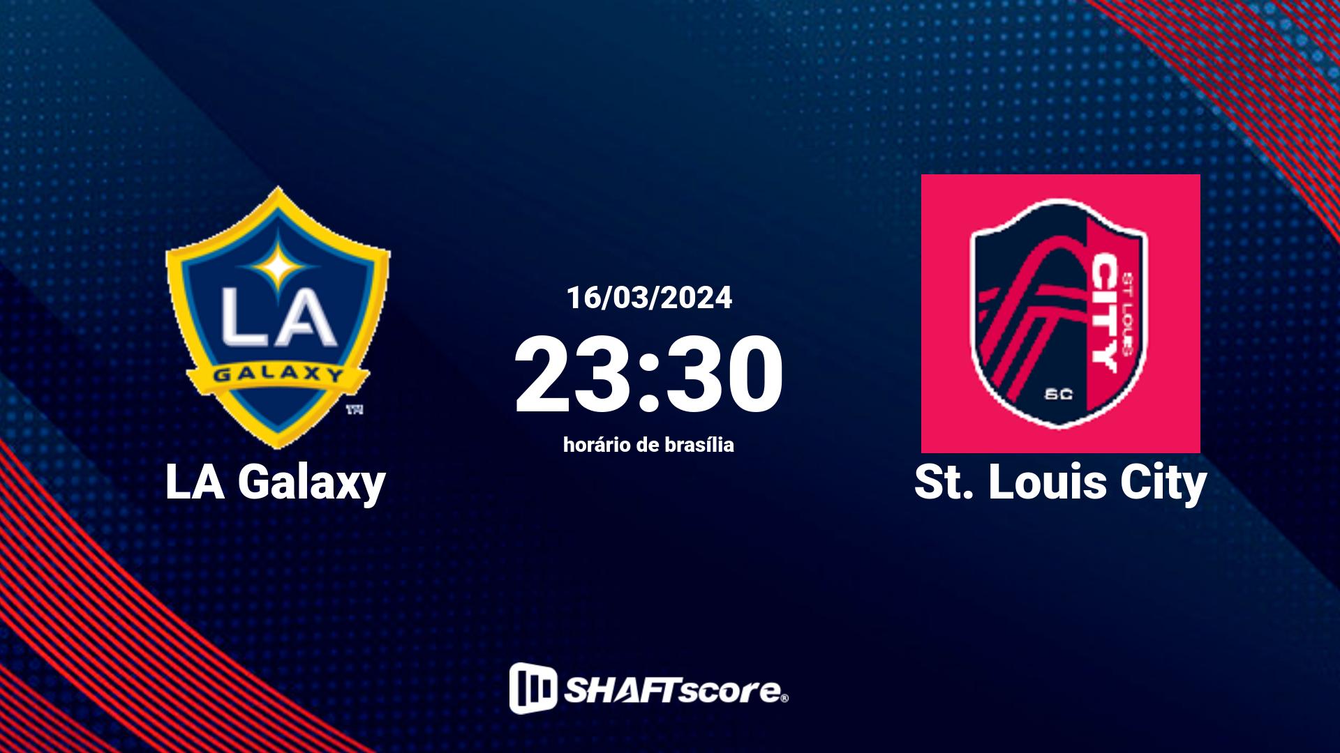 Estatísticas do jogo LA Galaxy vs St. Louis City 16.03 23:30