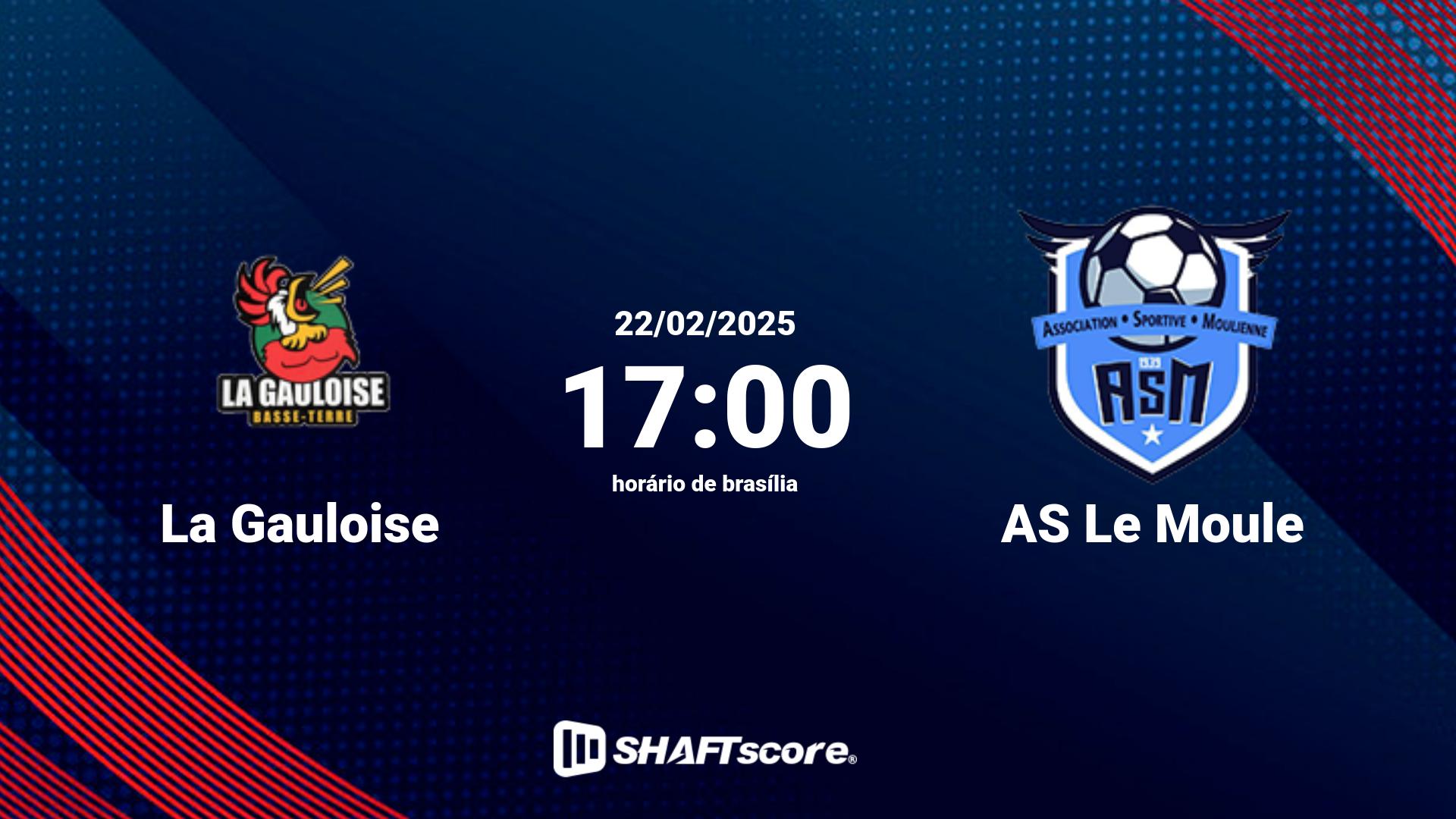 Estatísticas do jogo La Gauloise vs AS Le Moule 22.02 17:00