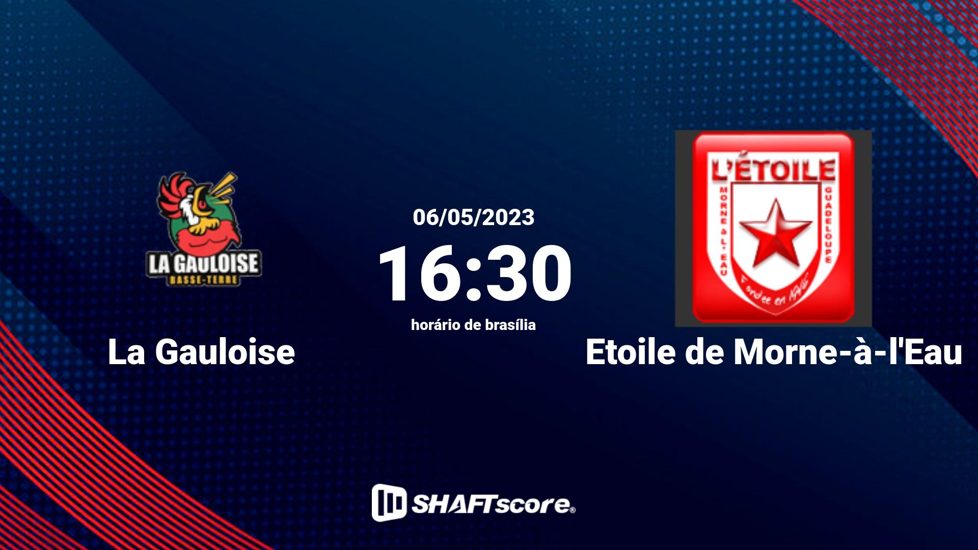 Estatísticas do jogo La Gauloise vs Etoile de Morne-à-l'Eau 06.05 16:30