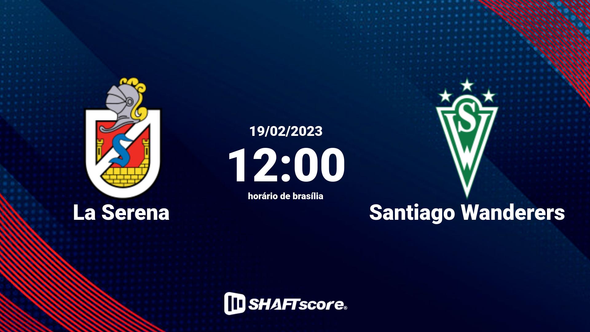 Estatísticas do jogo La Serena vs Santiago Wanderers 19.02 12:00