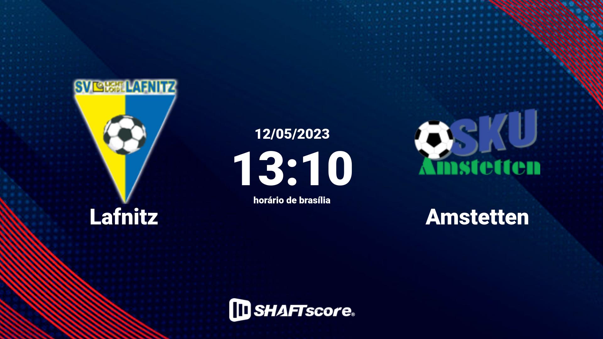 Estatísticas do jogo Lafnitz vs Amstetten 12.05 13:10