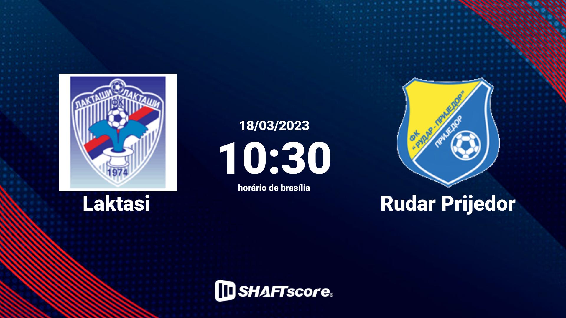 Estatísticas do jogo Laktasi vs Rudar Prijedor 18.03 10:30