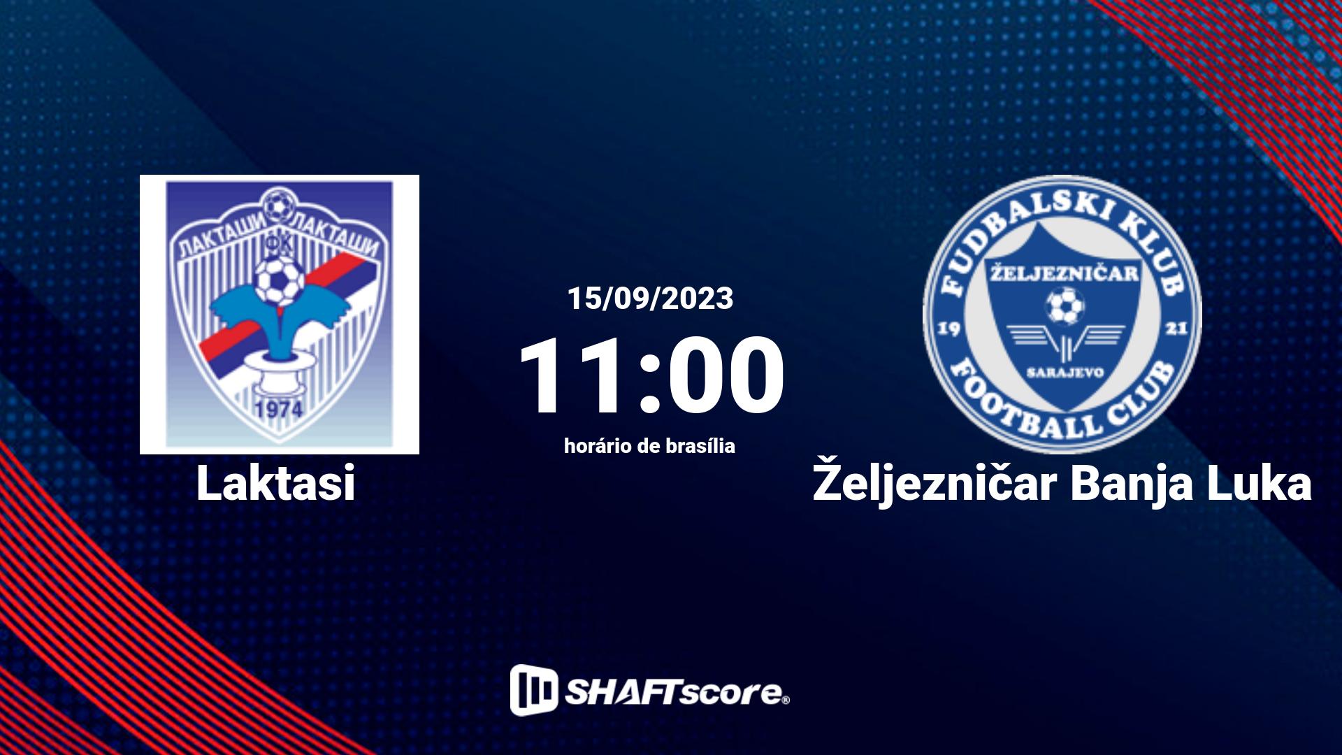 Estatísticas do jogo Laktasi vs Željezničar Banja Luka 15.09 11:00